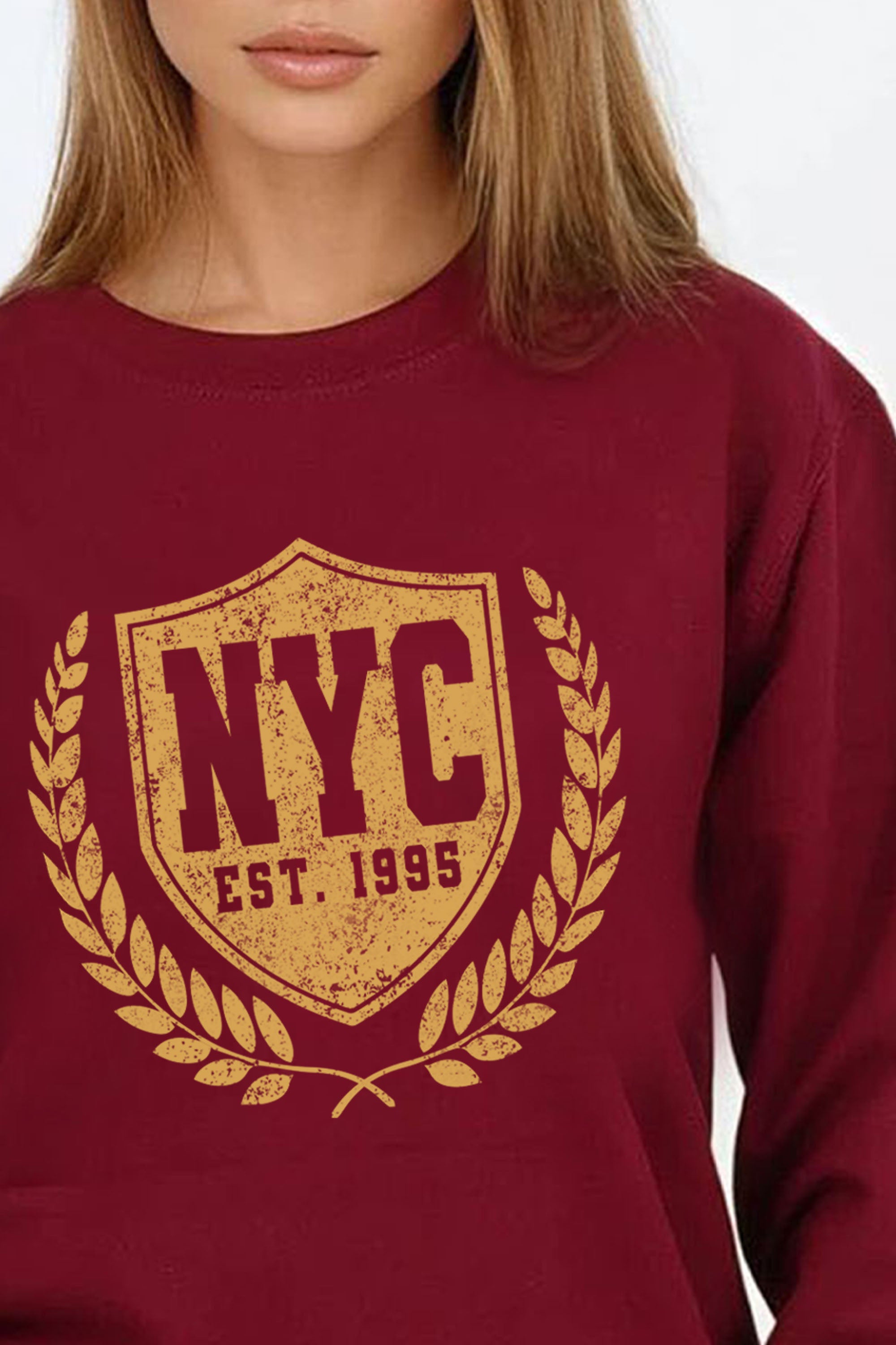 Vintage NYC Shield Printed Sweatshirt