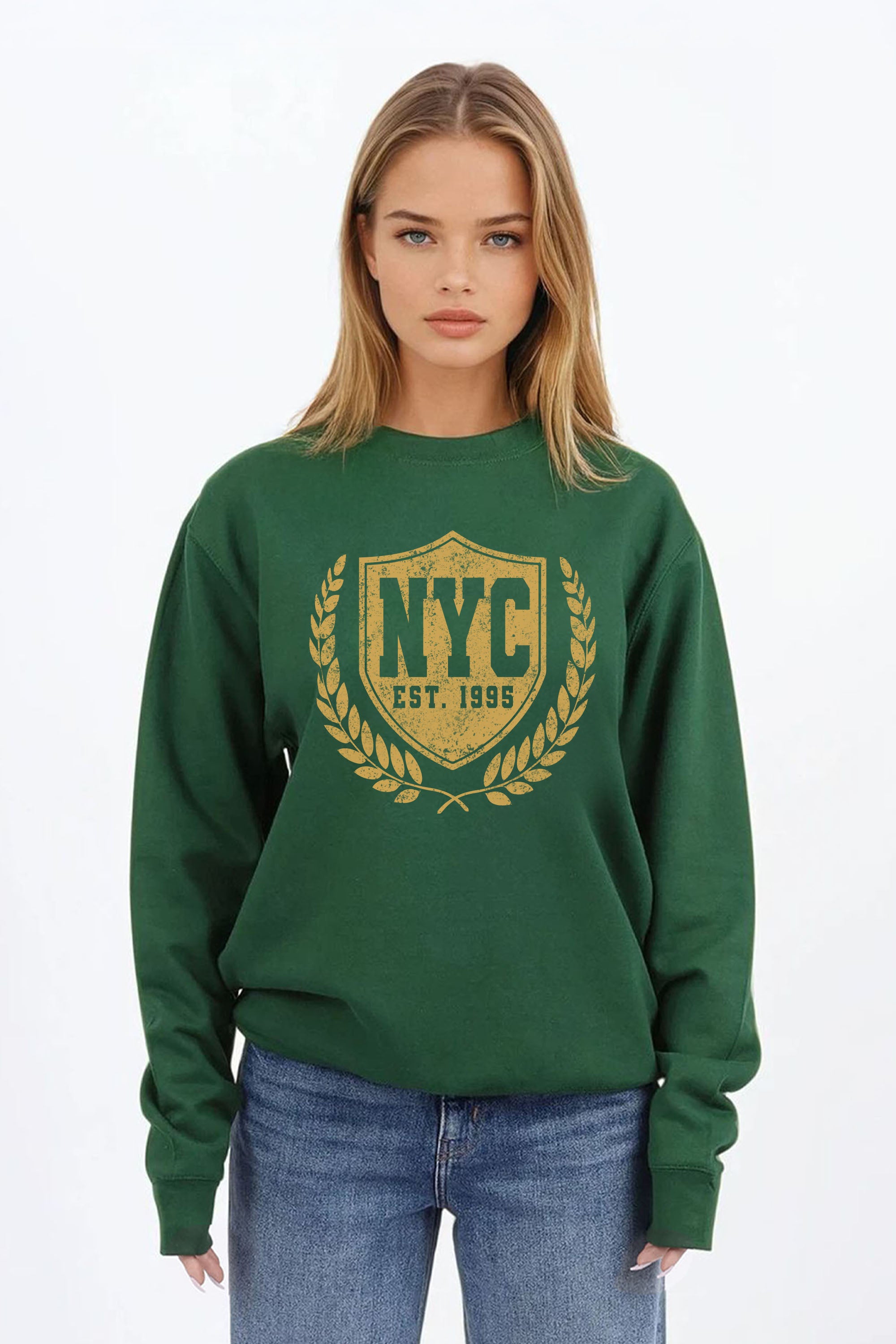 Vintage NYC Shield Printed Sweatshirt