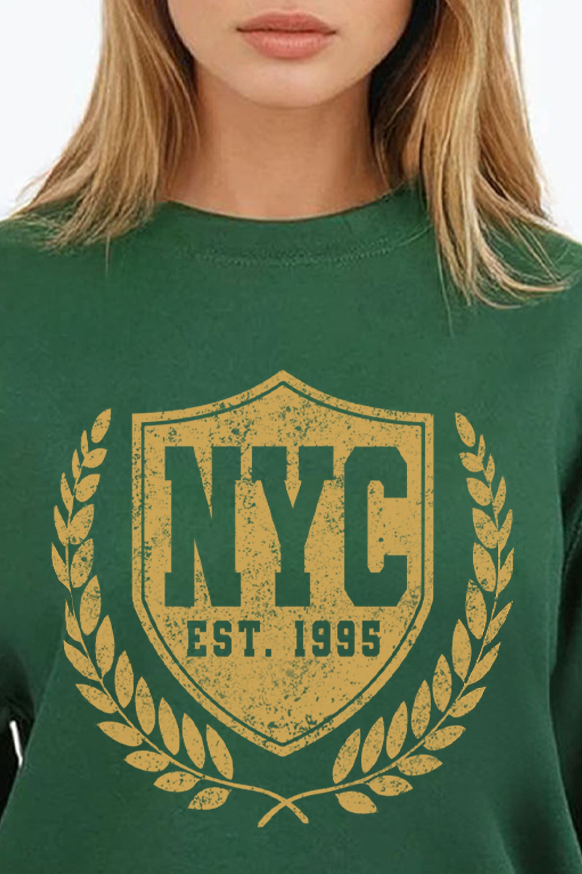 Vintage NYC Shield Printed Sweatshirt