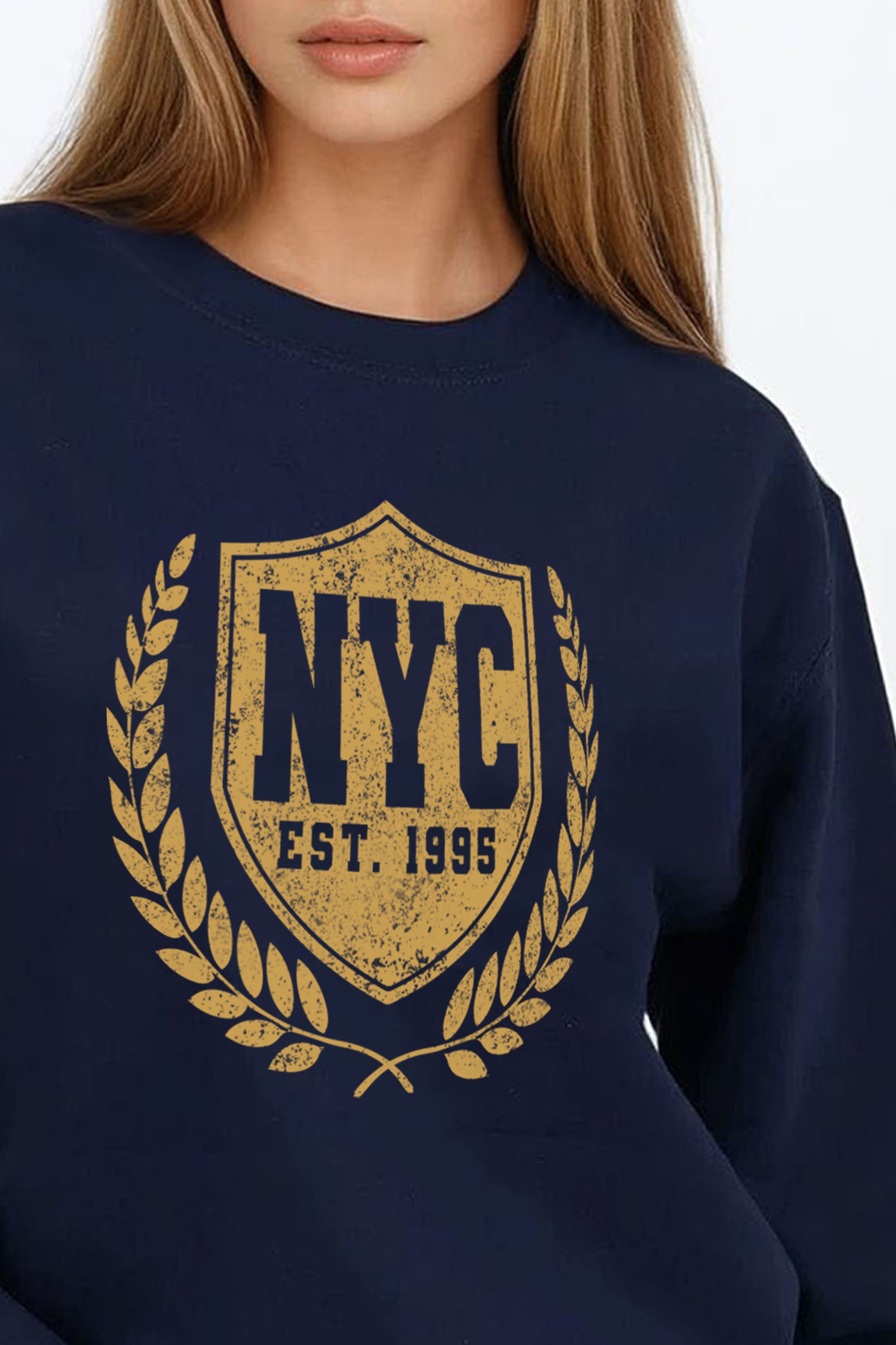 Vintage NYC Shield Printed Sweatshirt