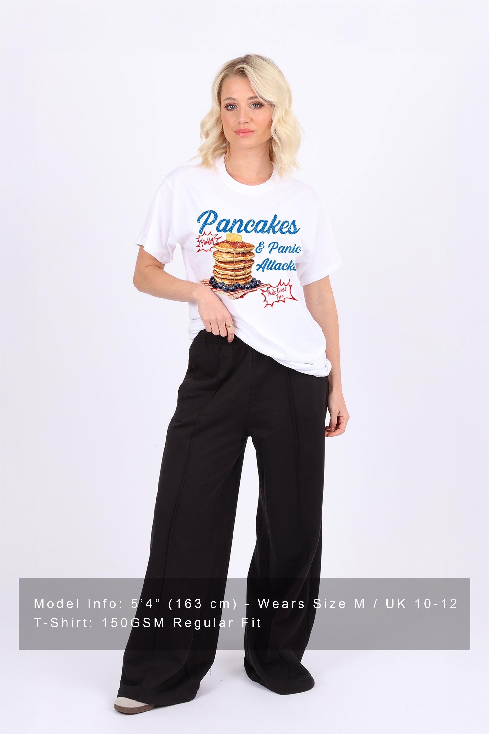 Regular Fit T-Shirt In Pancakes Print (Custom Pack)