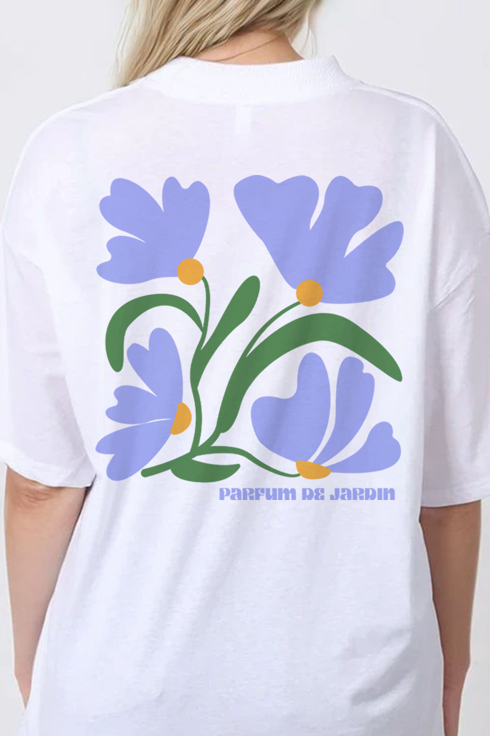 150GSM Oversized T-Shirt in Parfum De Jardin Floral Print
