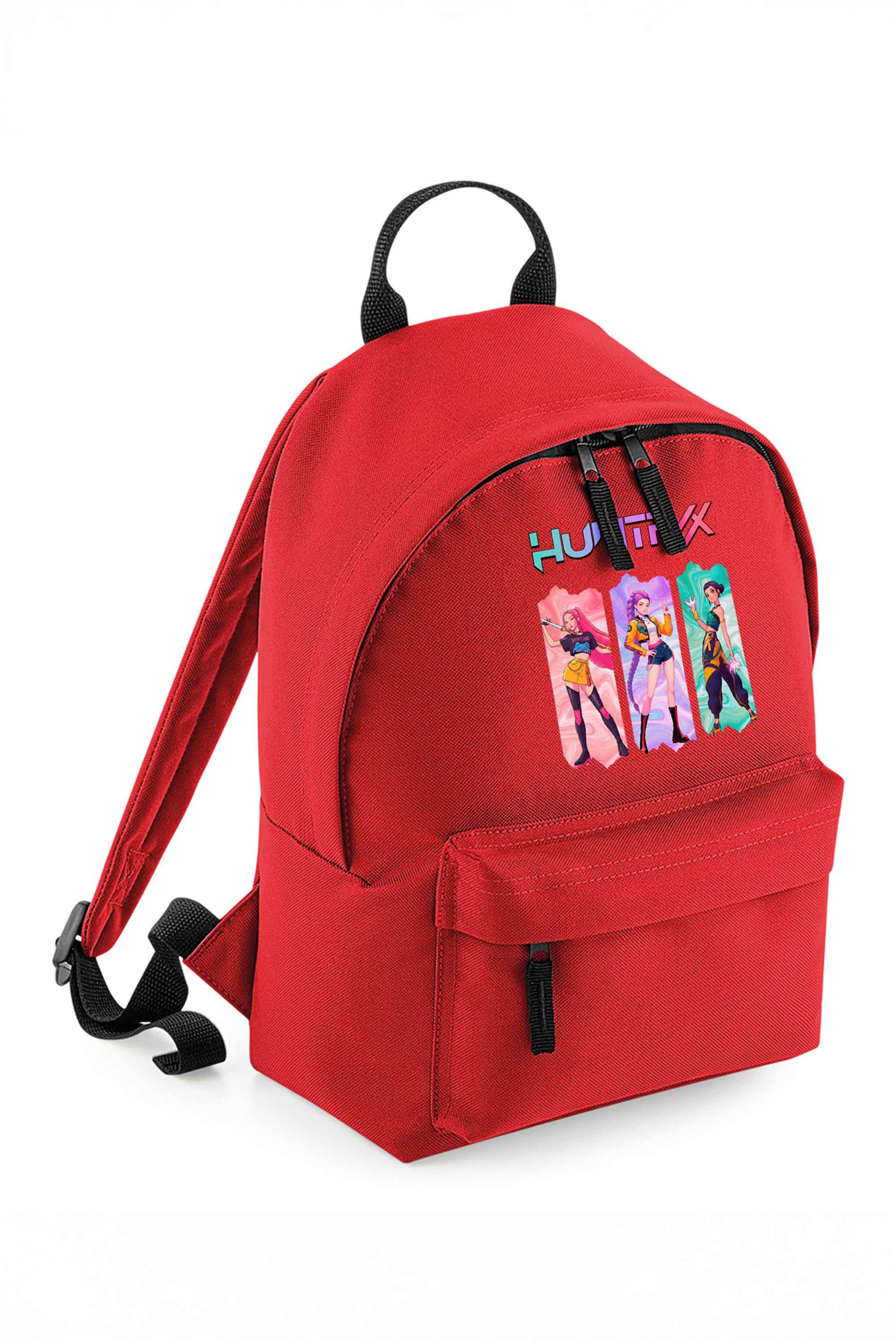 Kids K-pop Trio Graphic Printed Mini Backpack