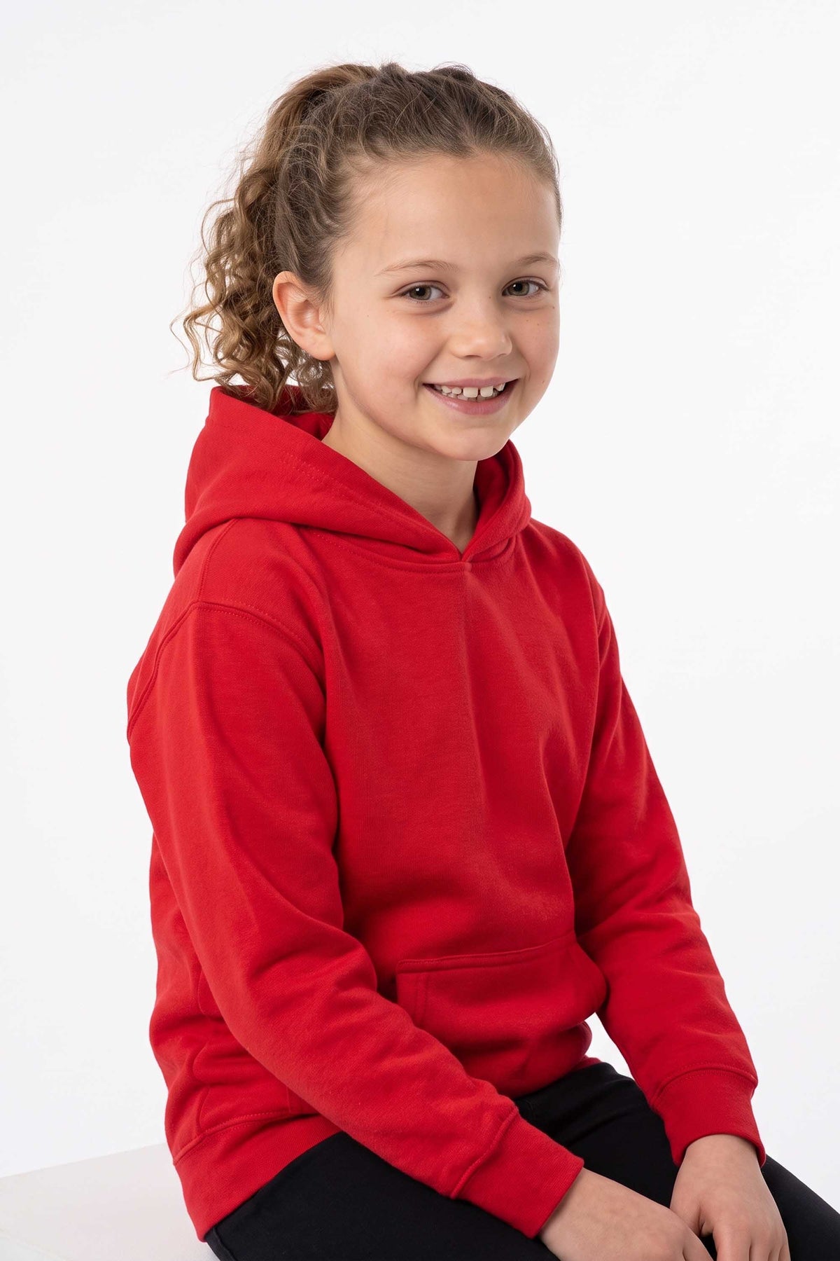 Kids Plain Pullover Hoodie