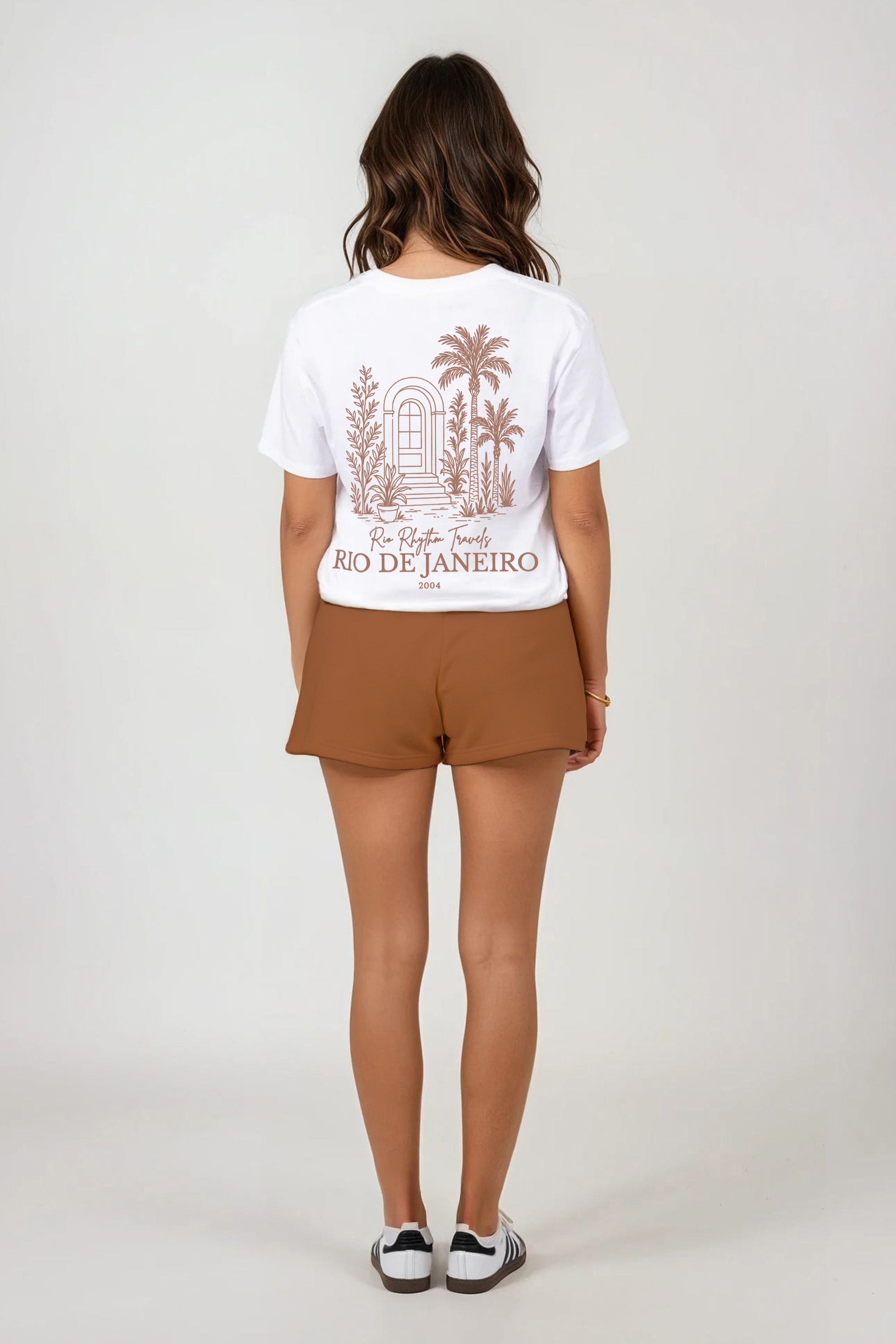 Regular Fit T-shirt & Short Set In Rio De Janeiro Print (Pack of 4 sets)