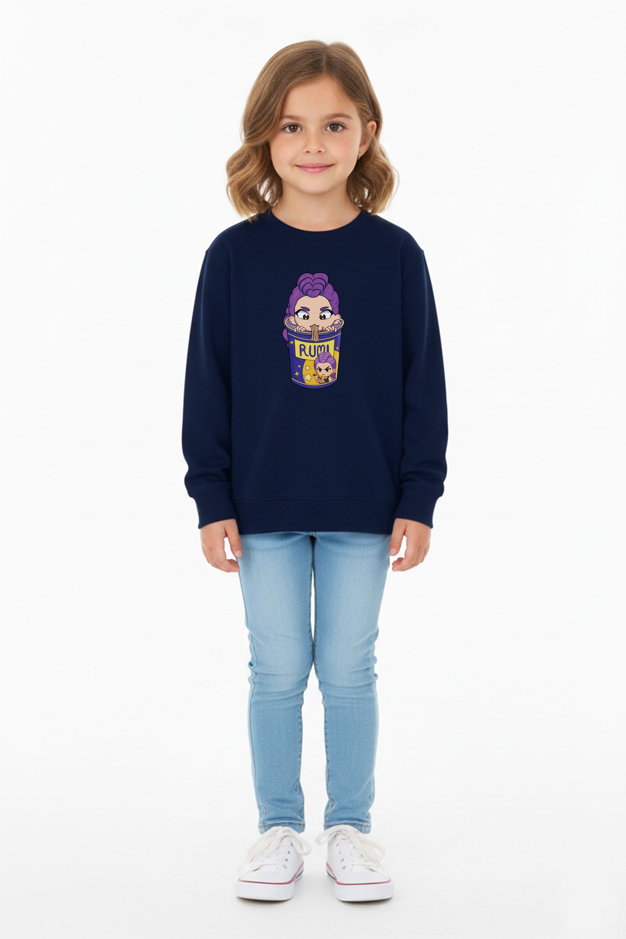 Kids Rumi Ramen Graphic Printed Sweatshirt