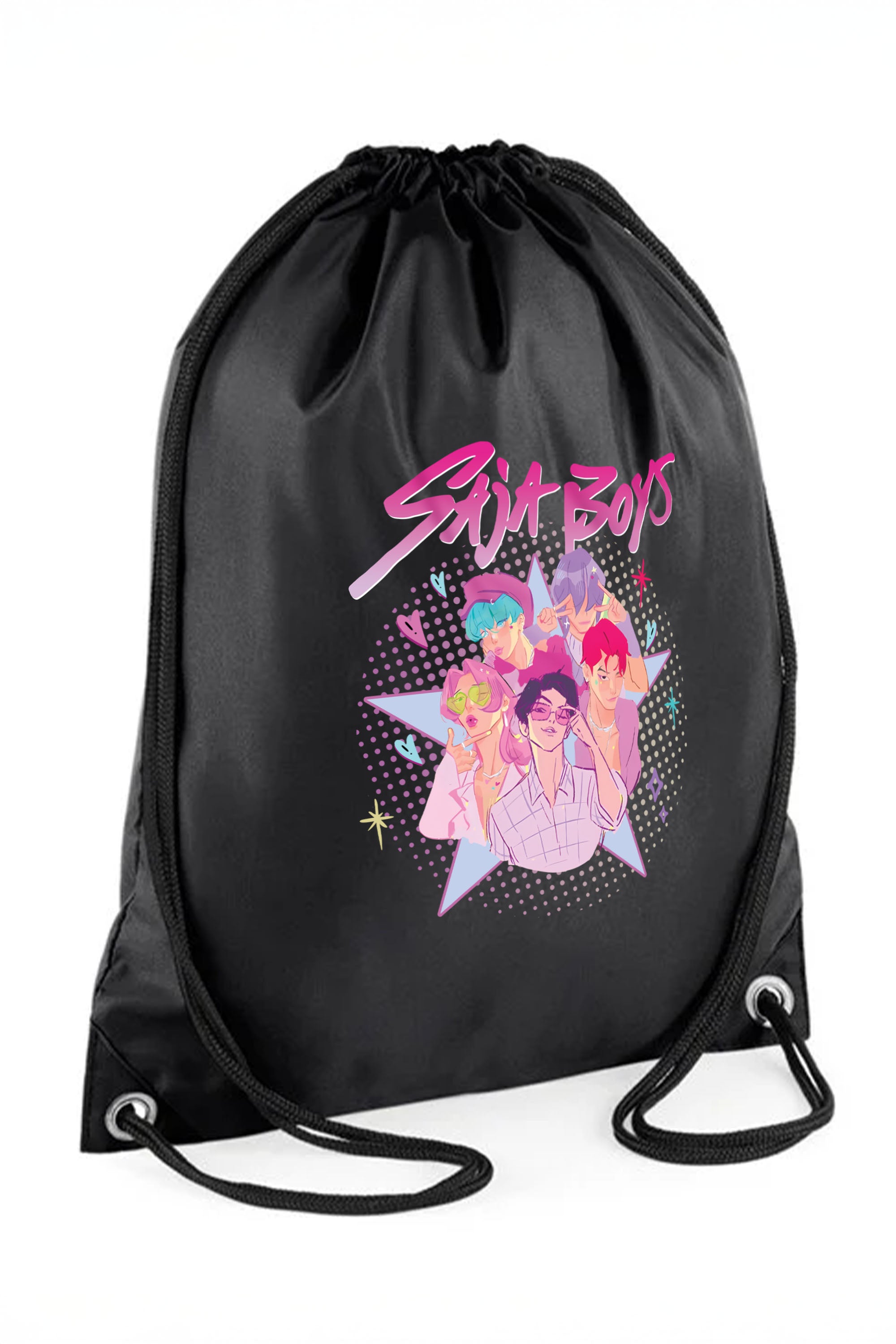 Saja Boys Printed Water-Resistant Pe/Kit Bag