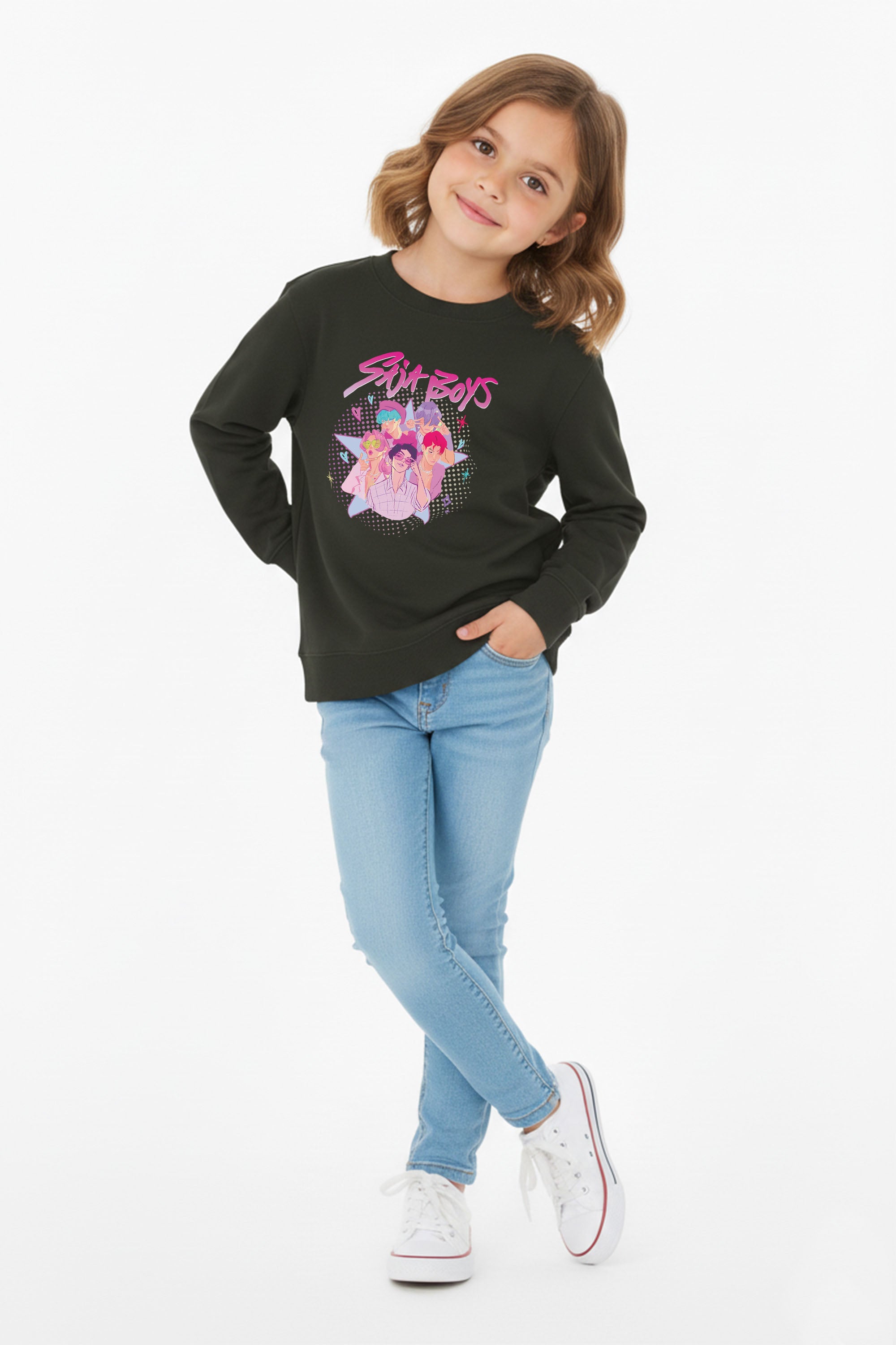 Kids Saja Boys Printed Sweatshirt