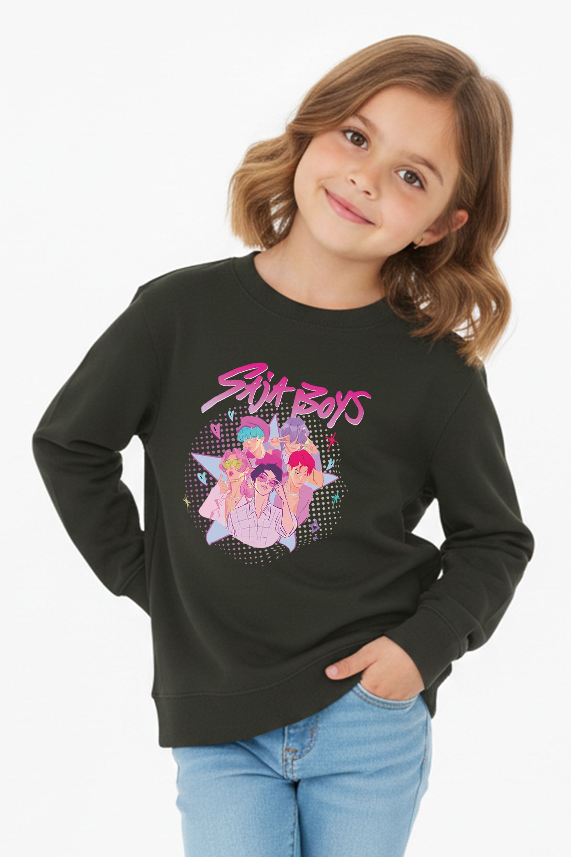 Kids Saja Boys Printed Sweatshirt