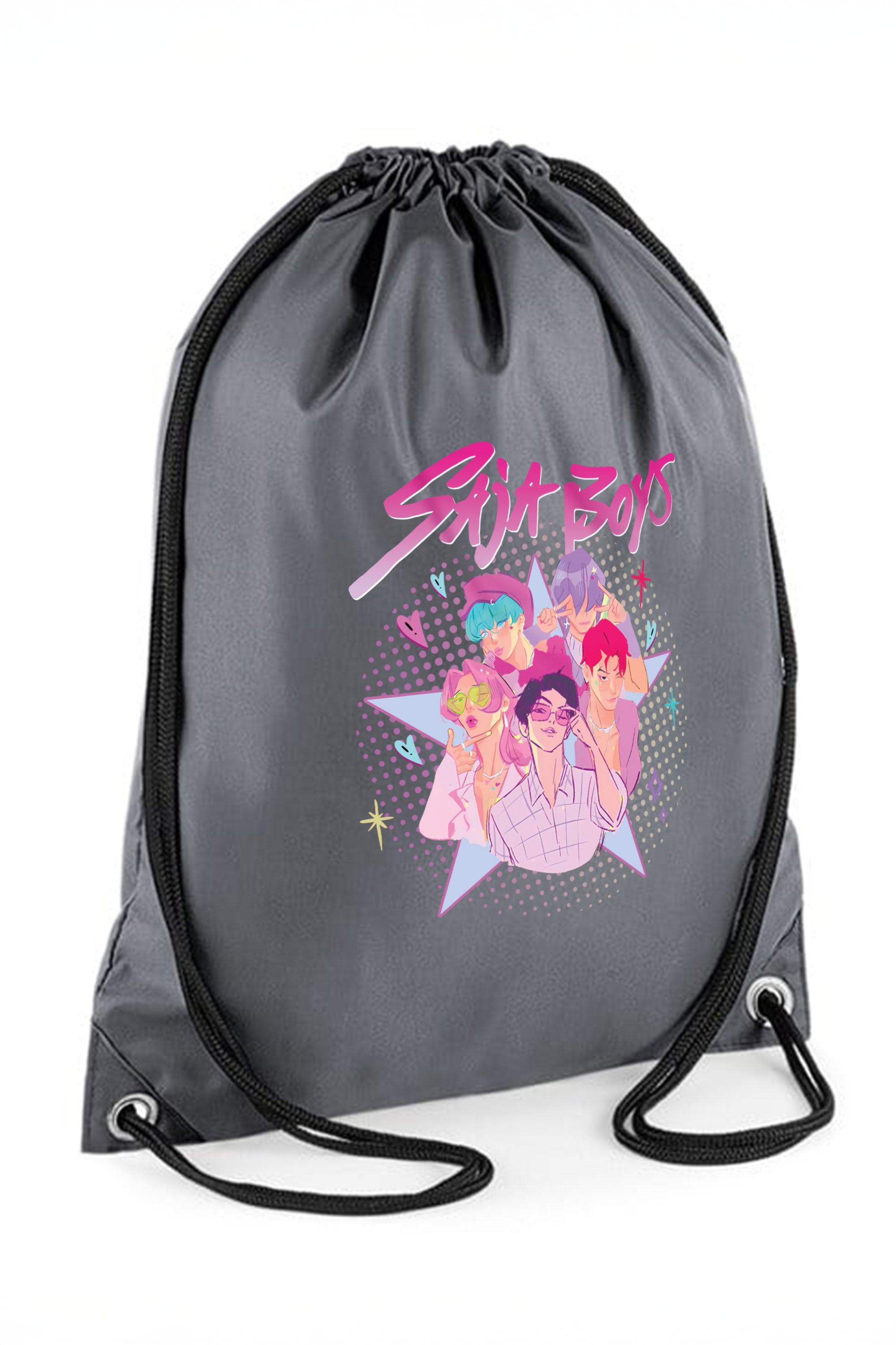 Saja Boys Printed Water-Resistant Pe/Kit Bag