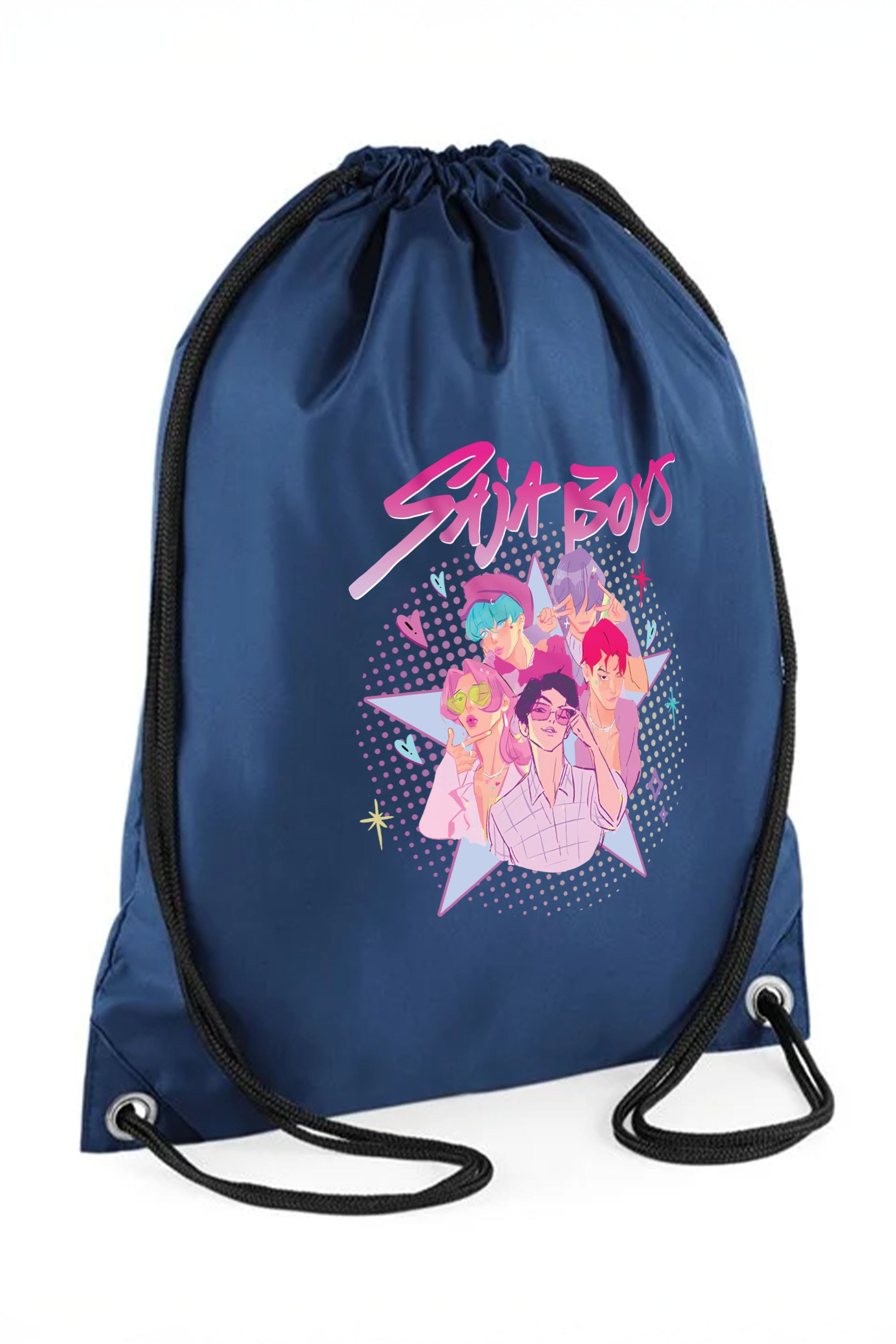 Saja Boys Printed Water-Resistant Pe/Kit Bag