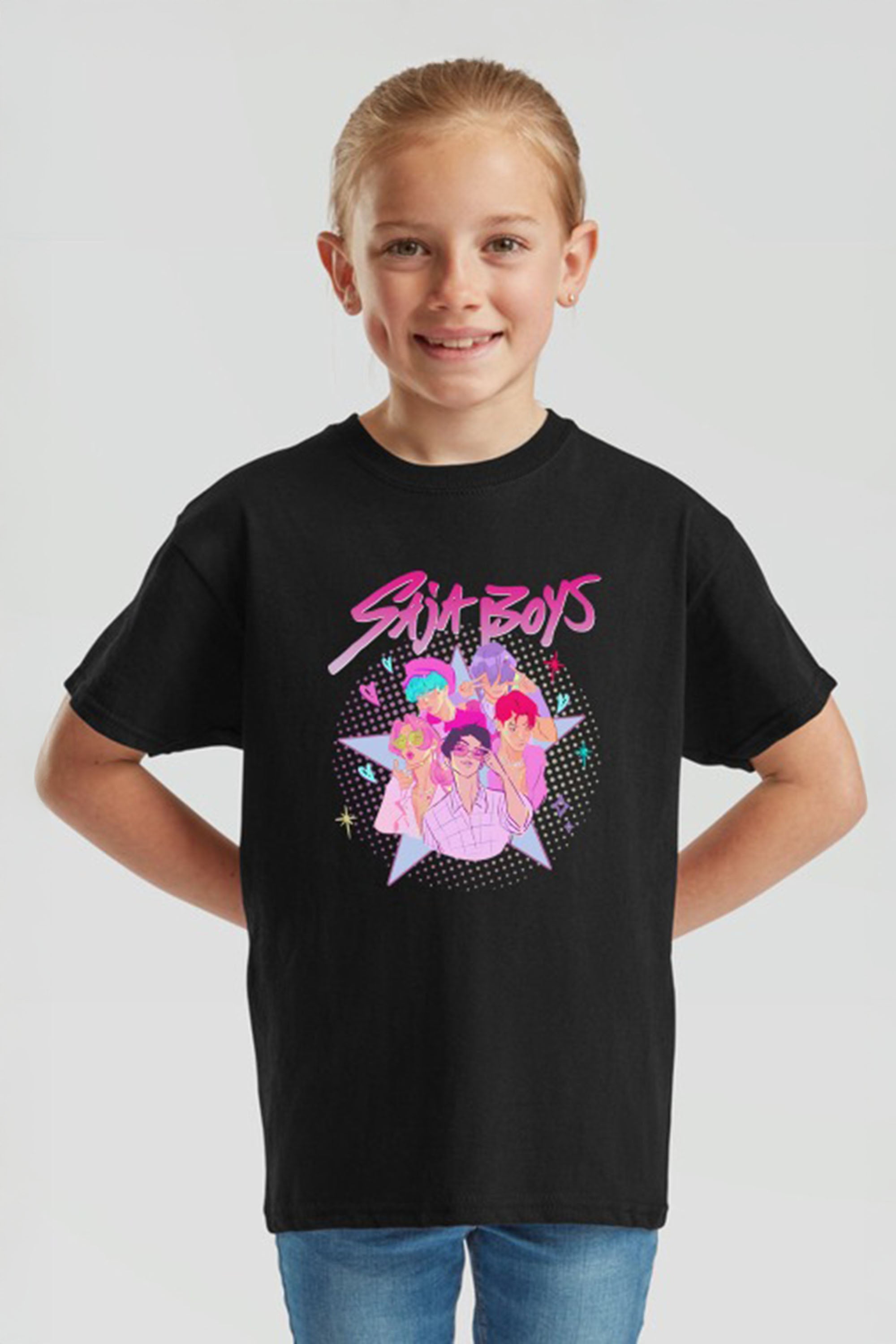 Kids Saja Boys Printed T-Shirt