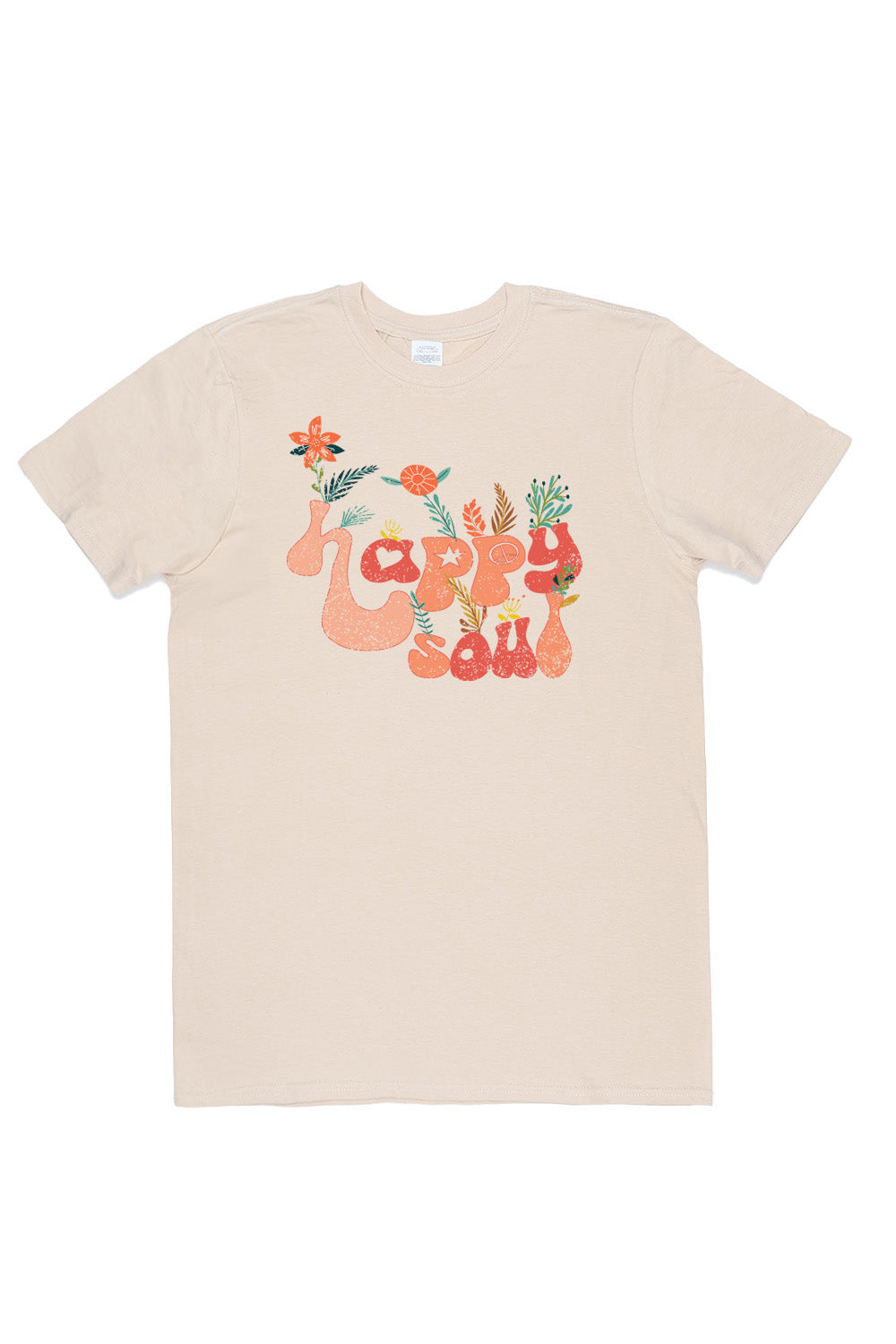 Happy Soul T-Shirt in Sand (Custom Packs)