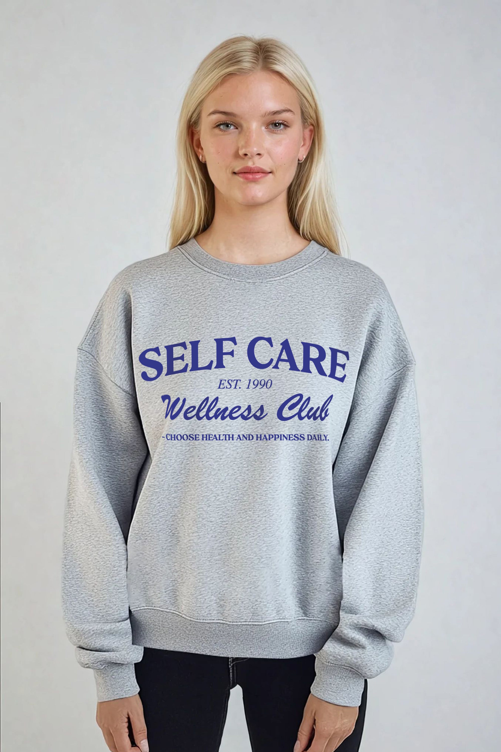 Self Care Wellness Club Printed Sweatshirt (CUSTOM PACKS)