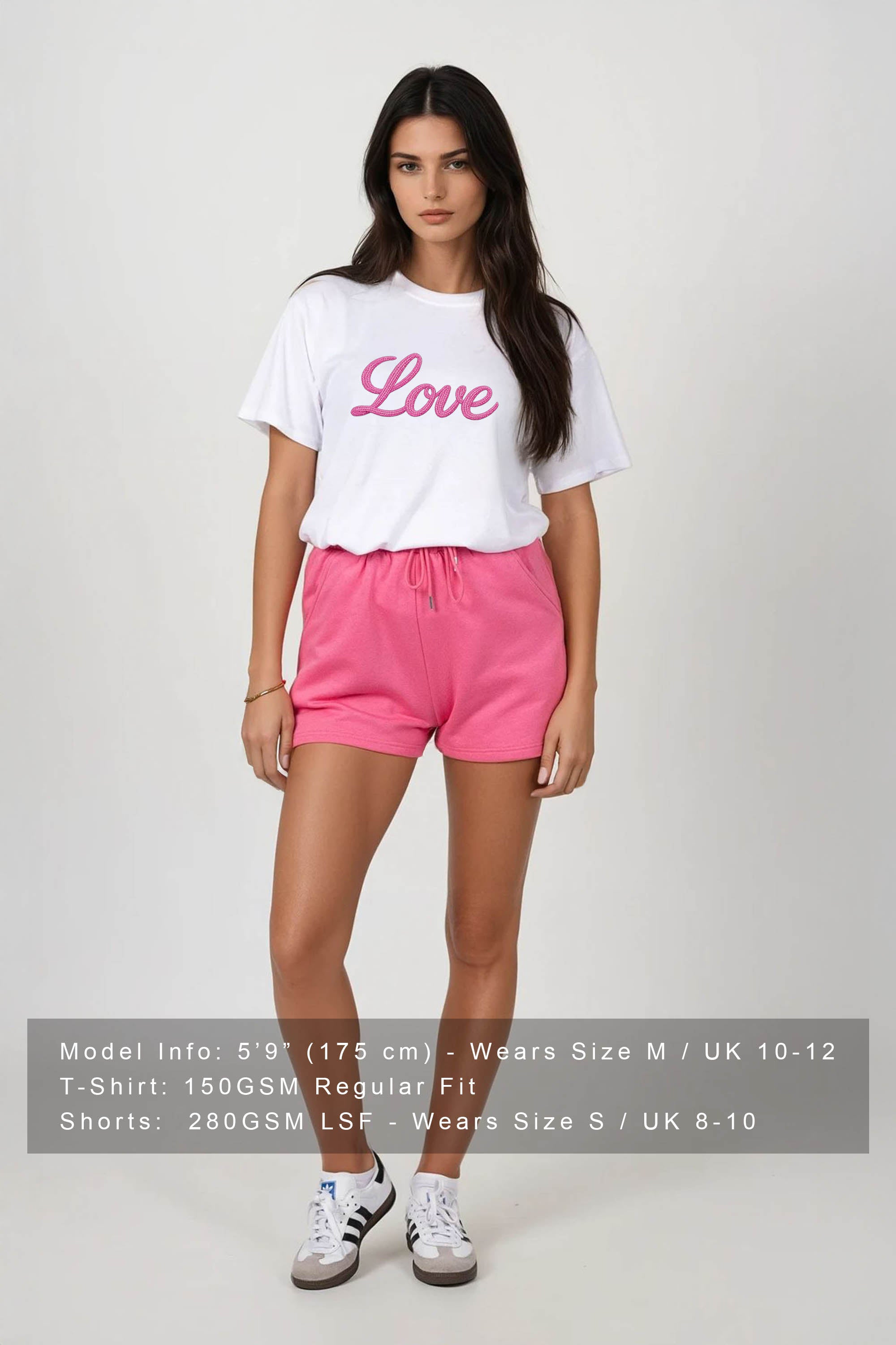 Regular Fit T-Shirt & LSF Short Sets In Love Print (Pack of 4 sets)