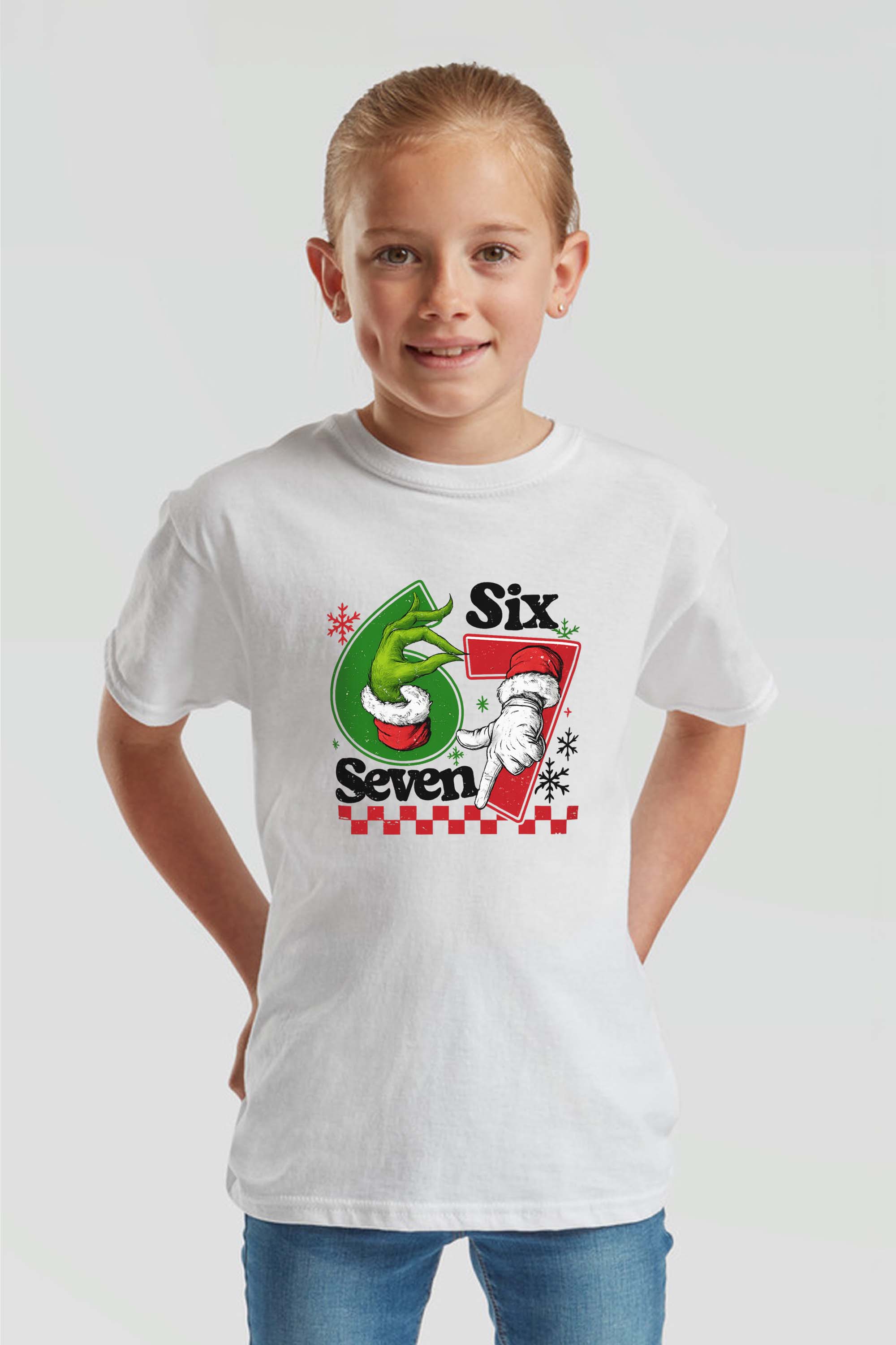 Kids Christmas 67 Trend Graphic Printed T-Shirt