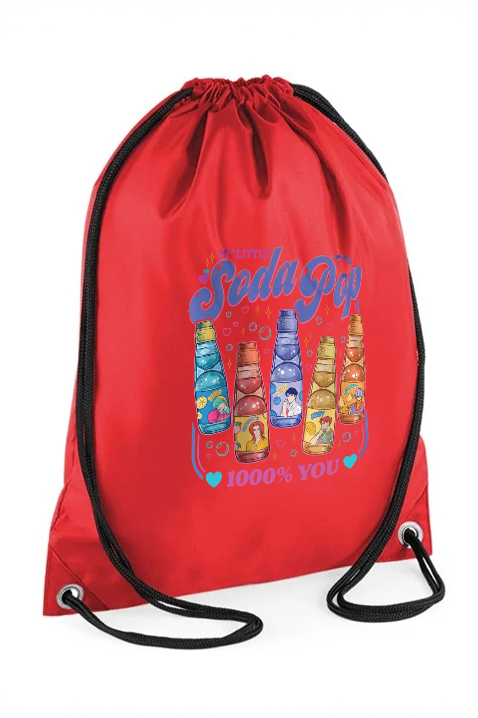 Soda Pop Printed Water-Resistant Pe/Kit Bag