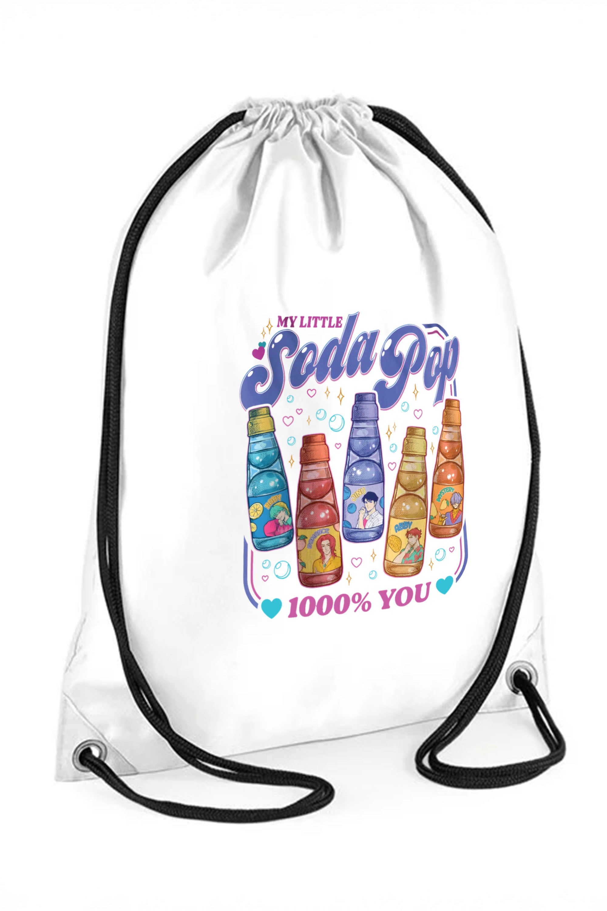 Soda Pop Printed Water-Resistant Pe/Kit Bag