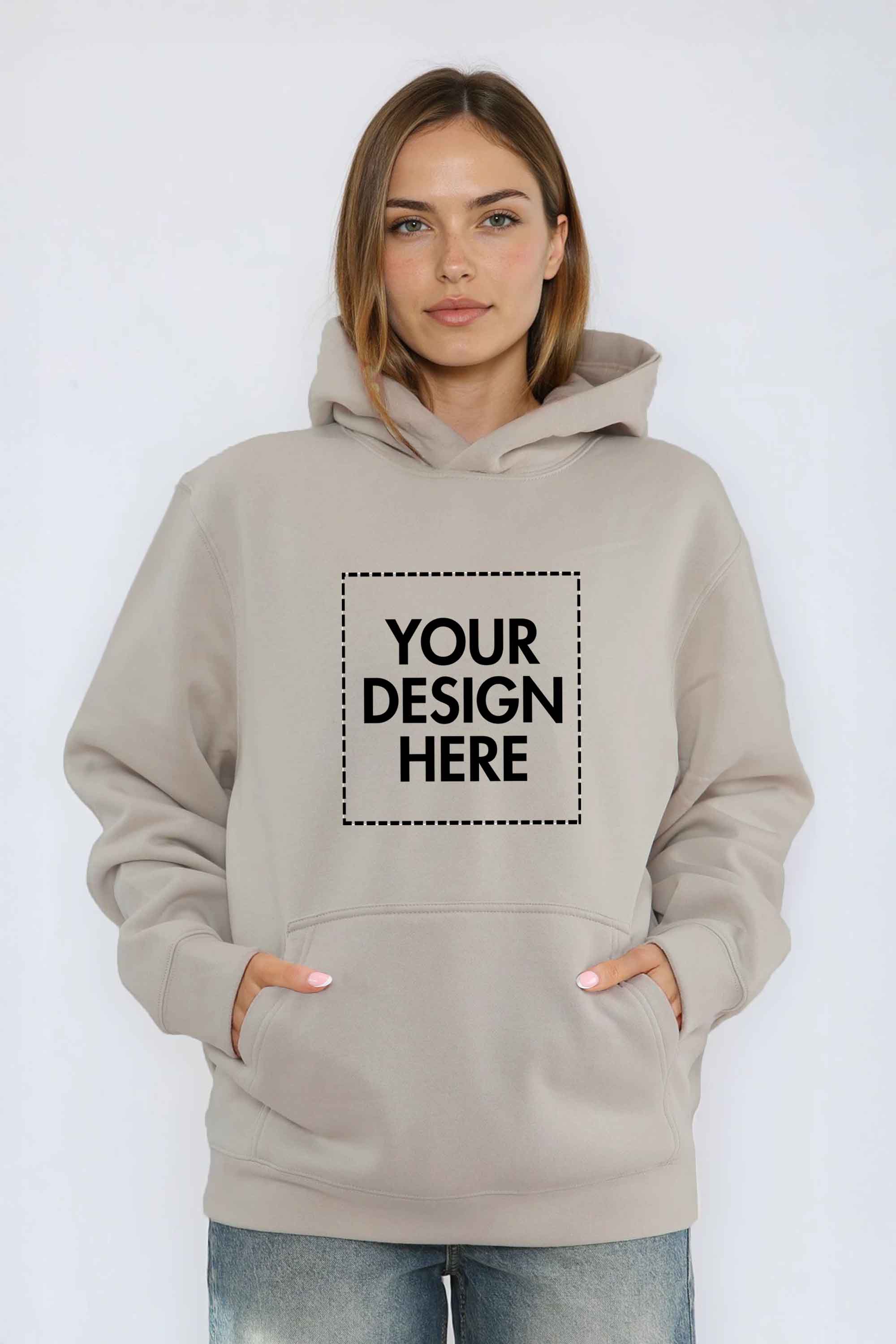 Unisex 280GSM Ringspun Blended Custom Printed Hoodie