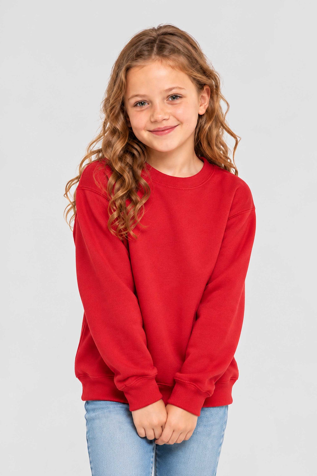 Kids Plain Crewneck Sweatshirt