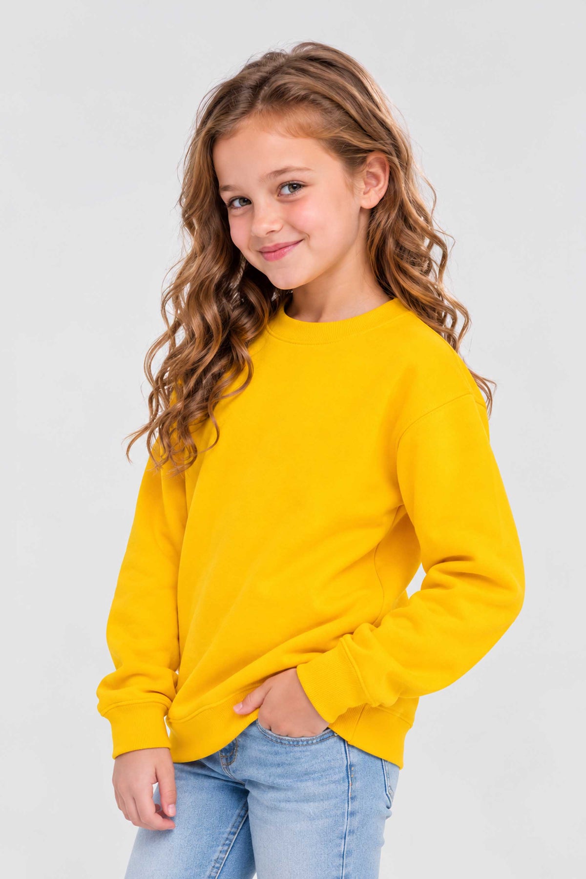 Kids Plain Crewneck Sweatshirt