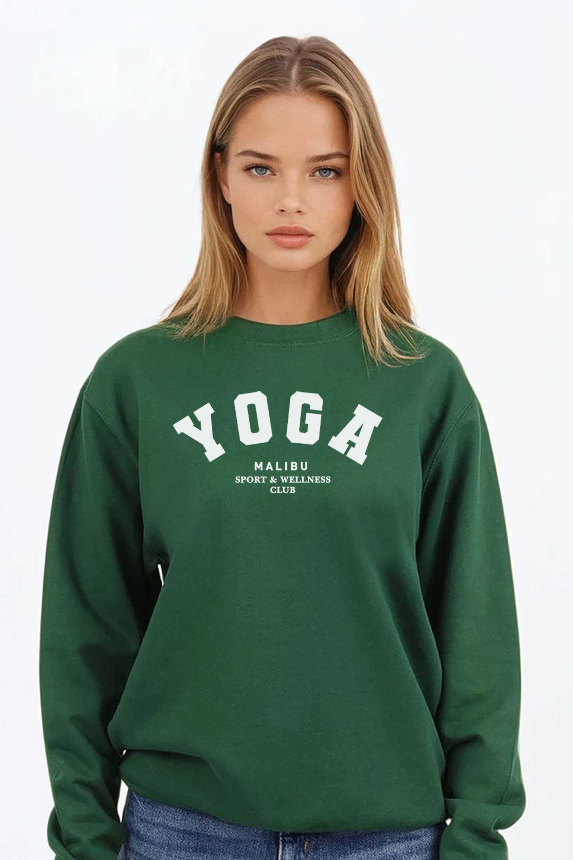 Yoga Graphic Printed Sweatshirt