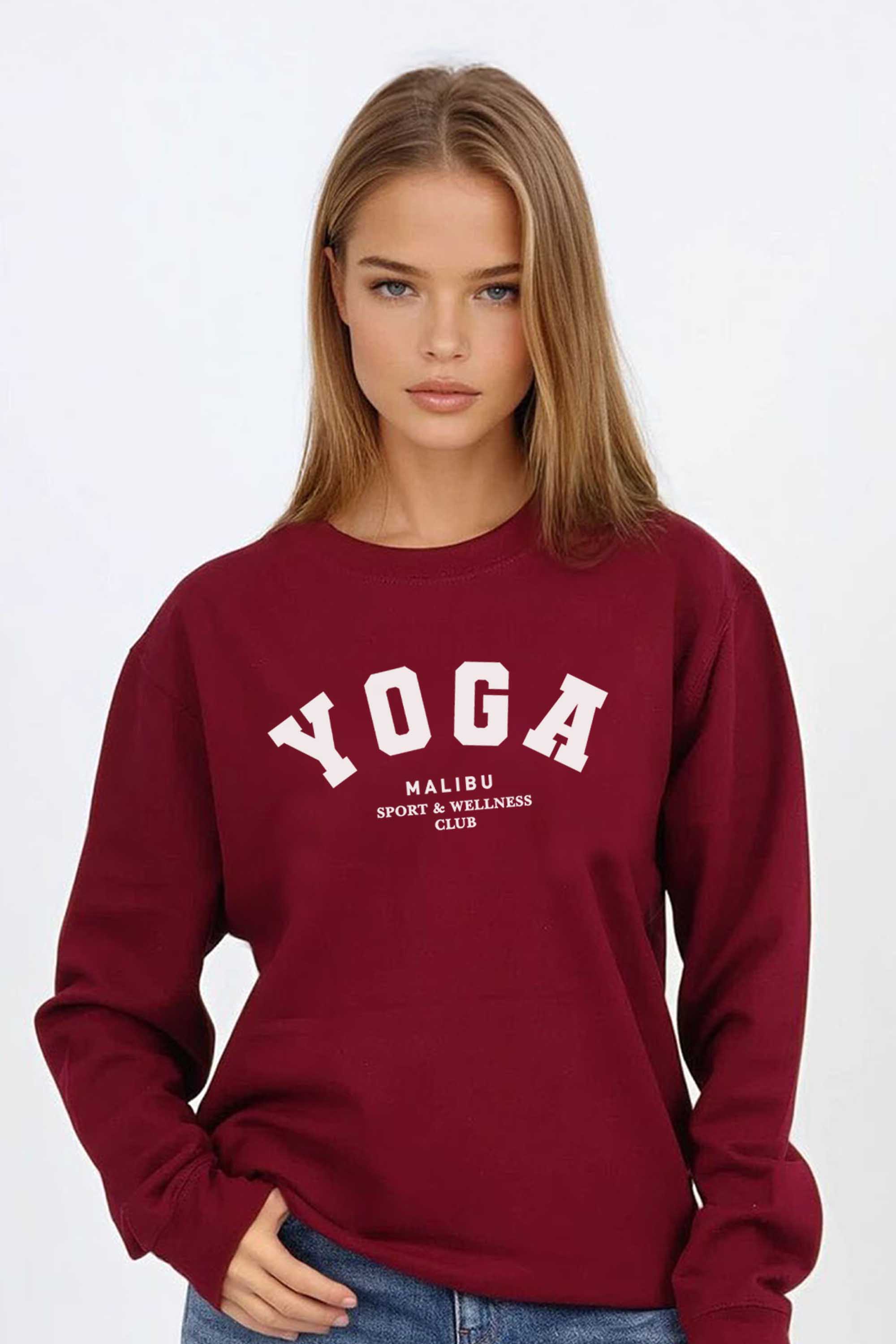 Yoga Graphic Printed Sweatshirt