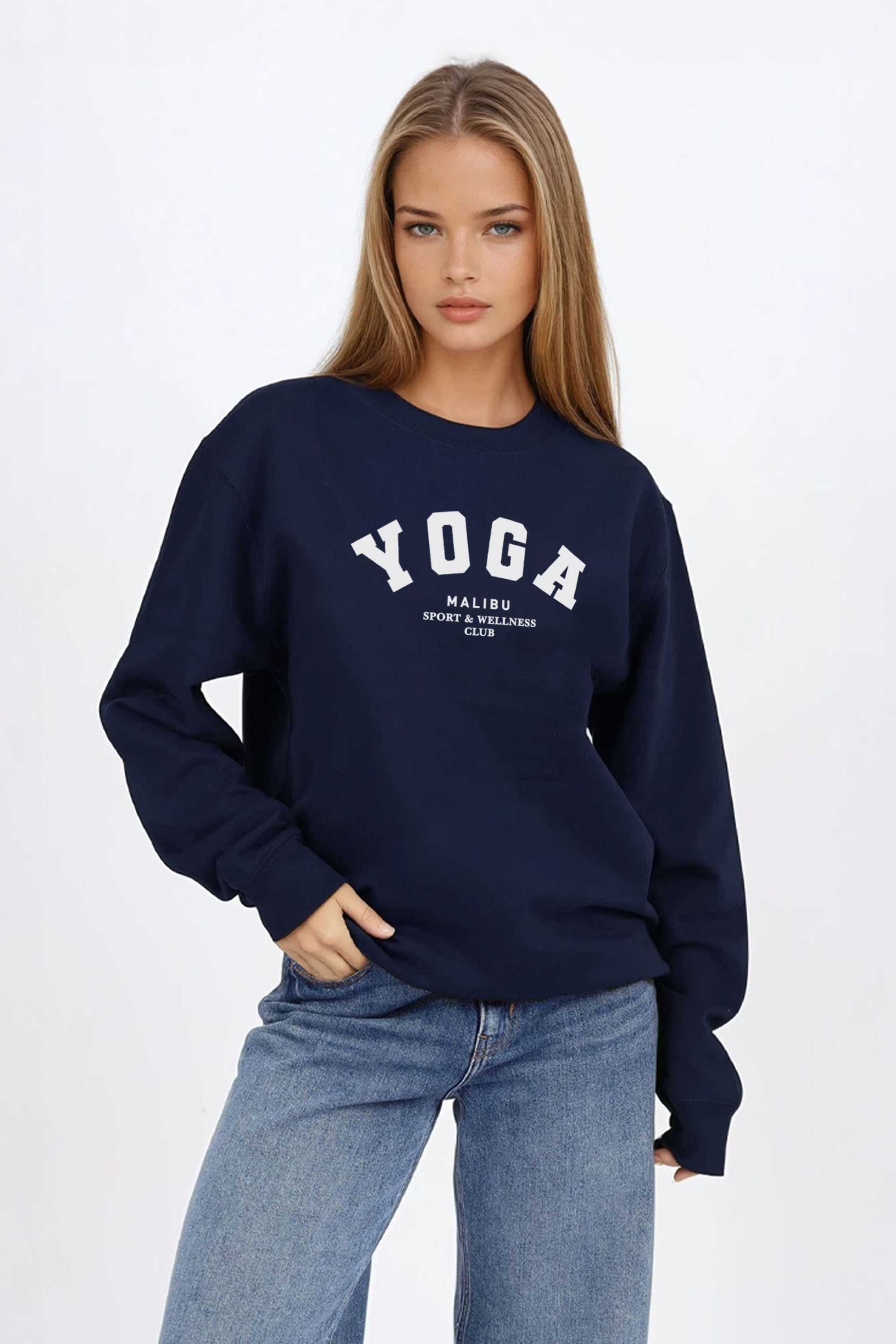 Yoga Graphic Printed Sweatshirt