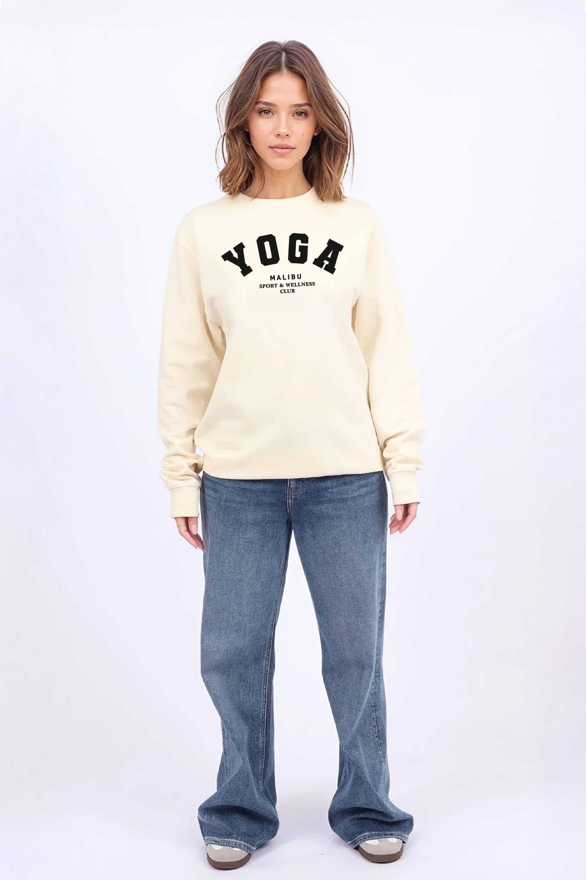 Yoga Graphic Printed Sweatshirt