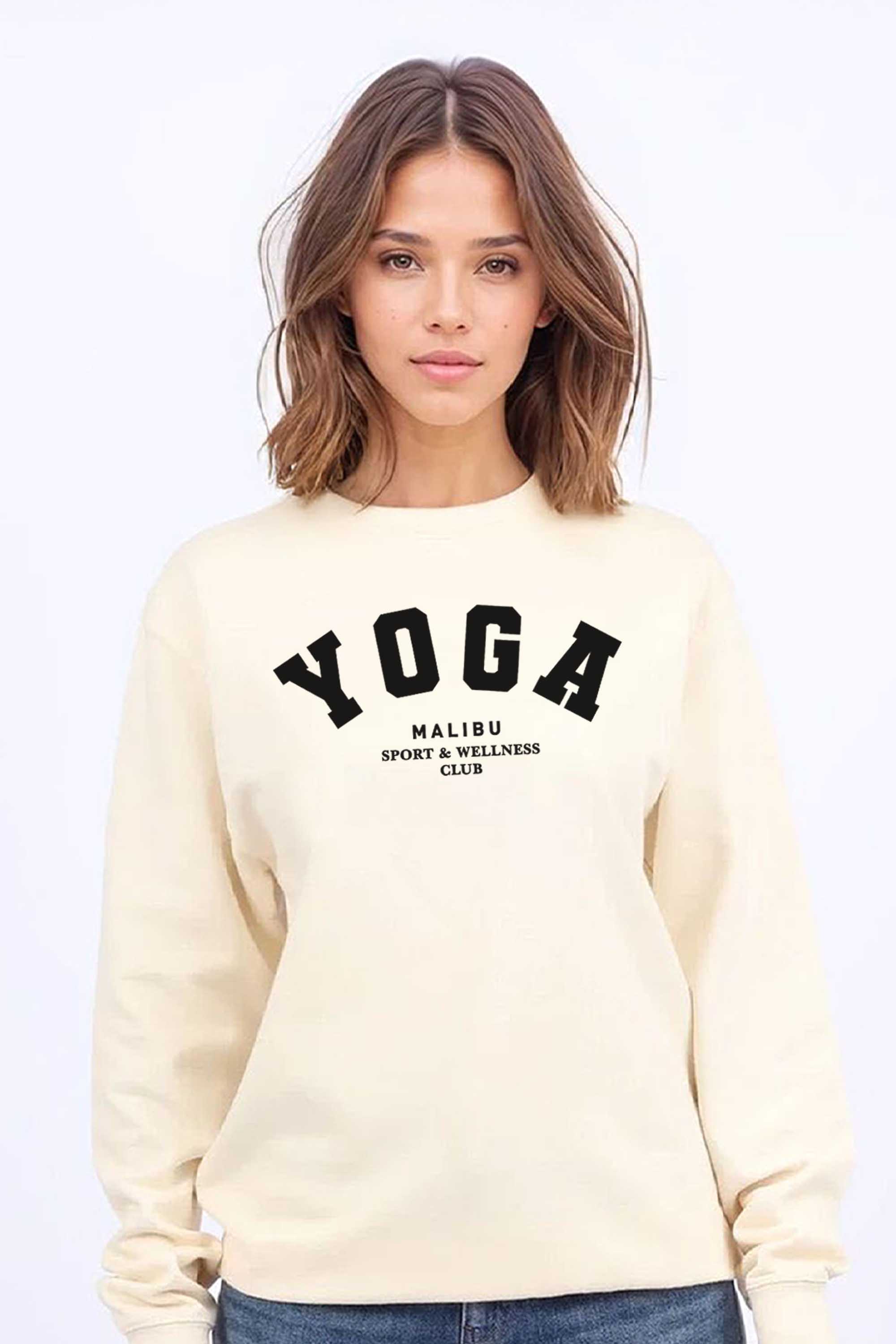 Yoga Graphic Printed Sweatshirt