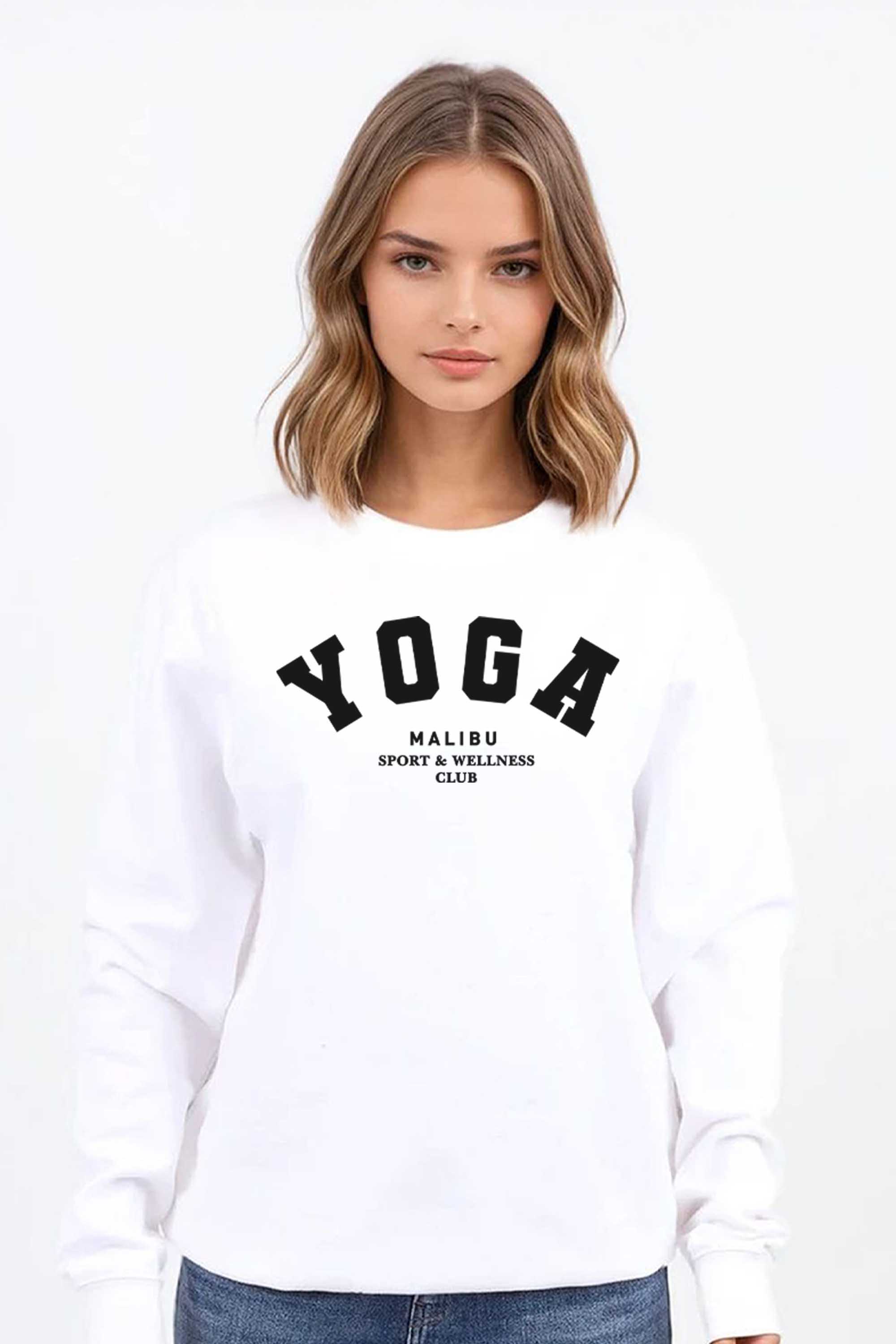 Yoga Graphic Printed Sweatshirt