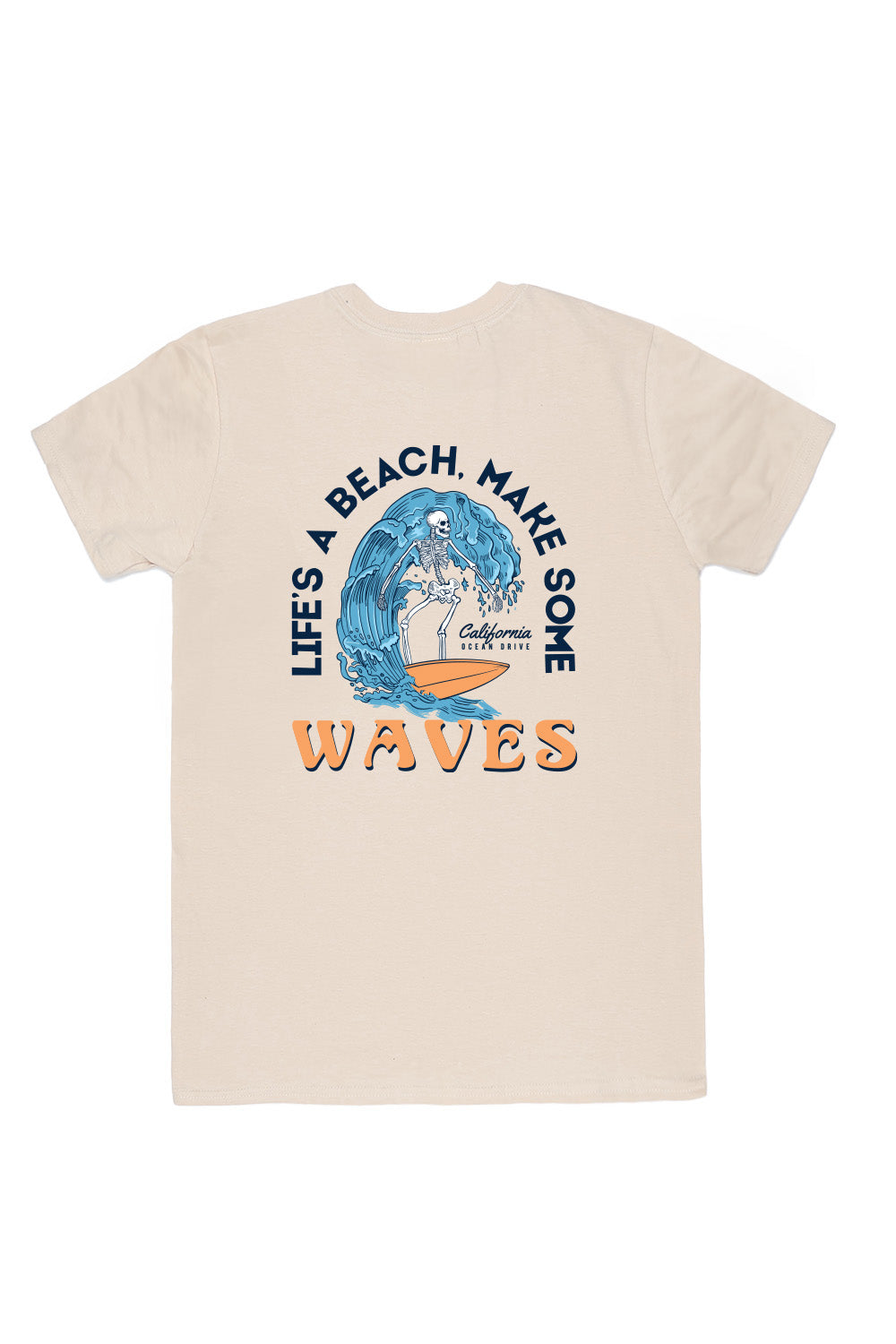 Beach Wave's T-Shirt in Sand (Custom Packs)