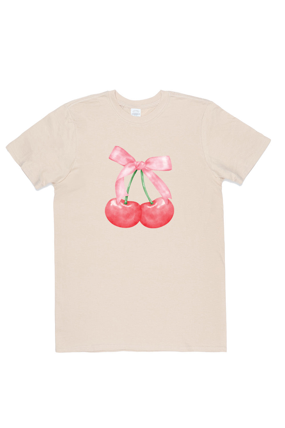 Twin Cherries T-Shirt in Sand (Custom Packs)