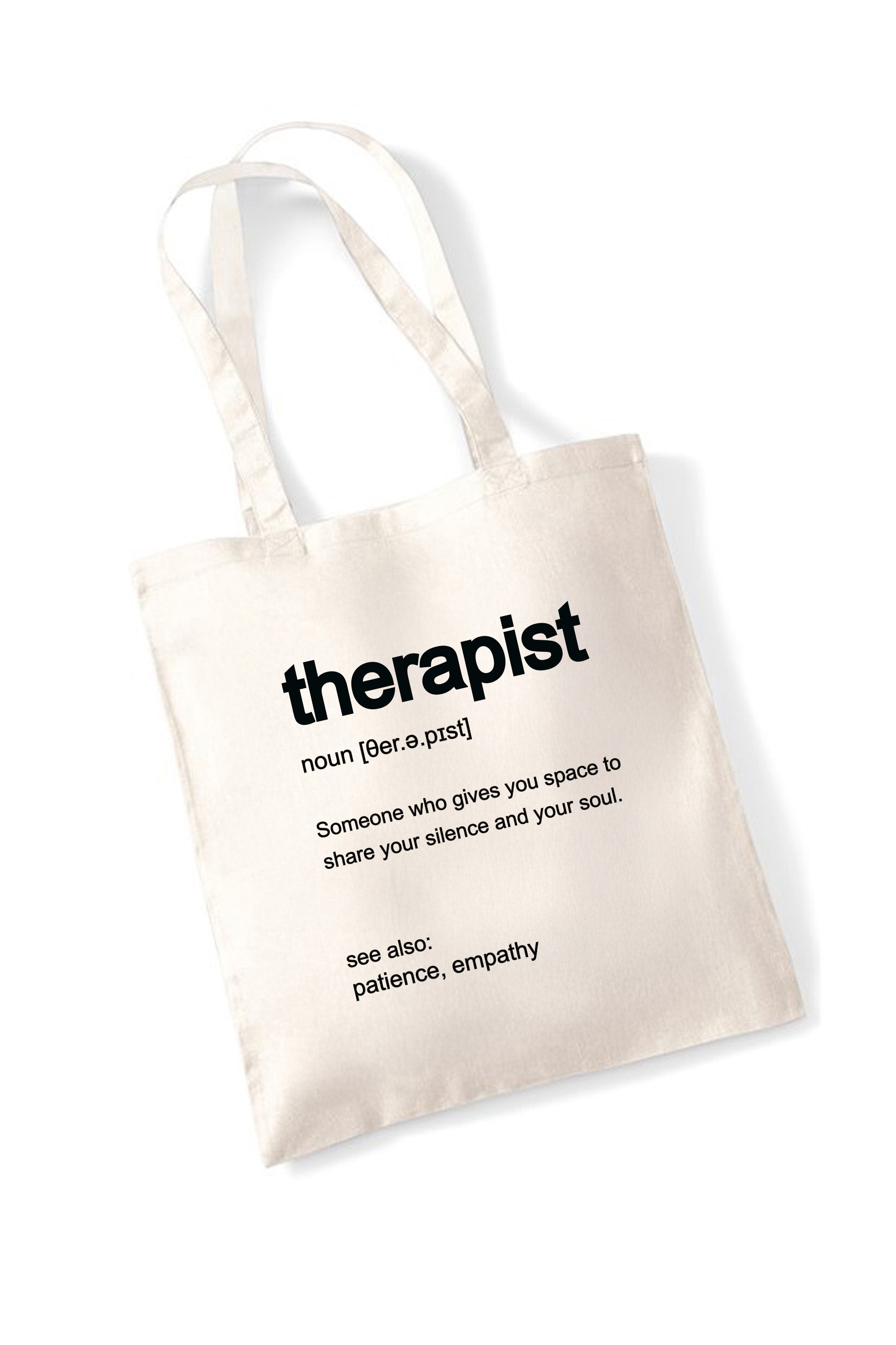 Therapist Printed Lightweight Canvas Bag (Custom Packs)