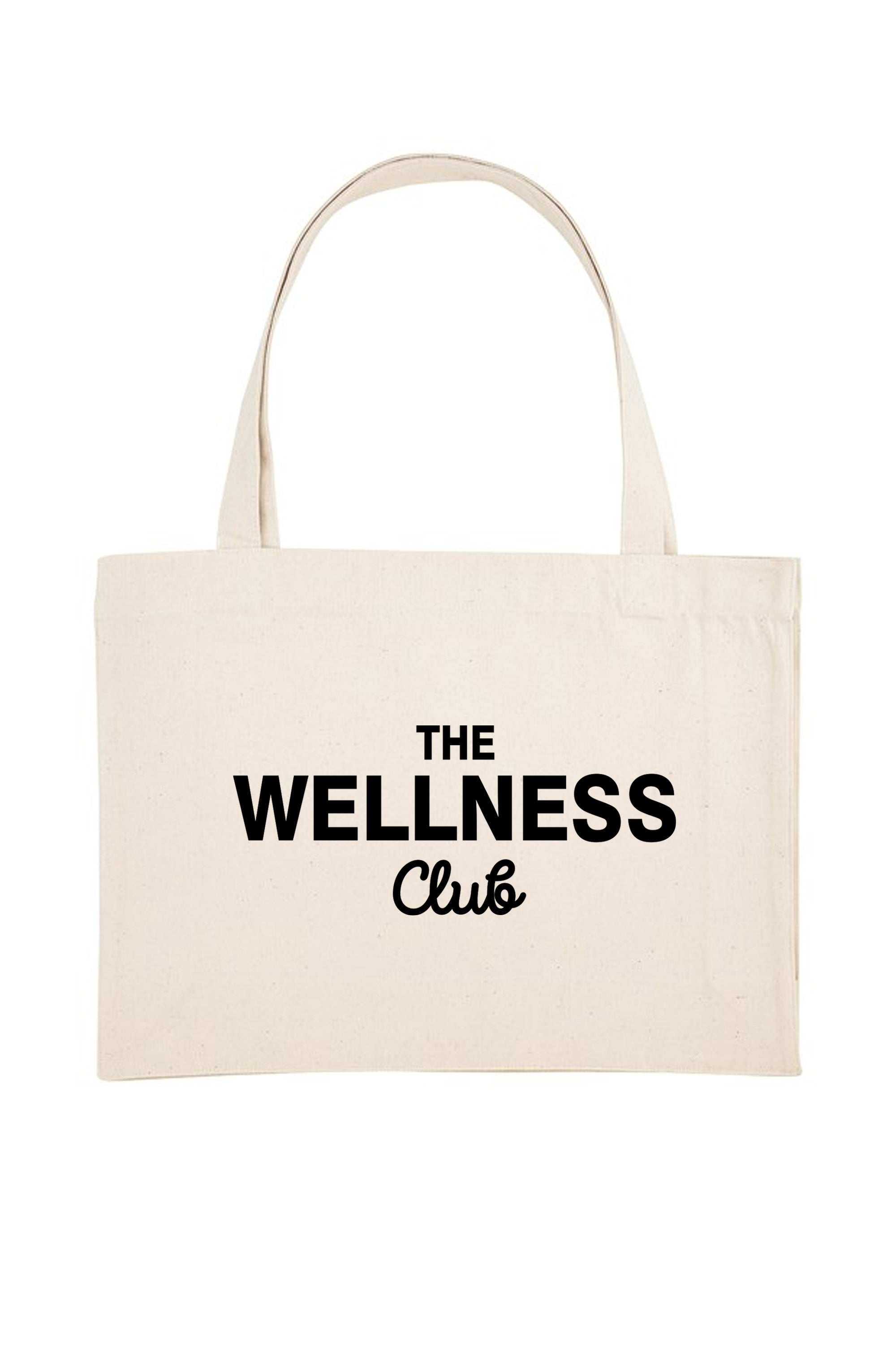 The Wellness Club Printed Woven Shopping Tote Bag (Custom Packs)