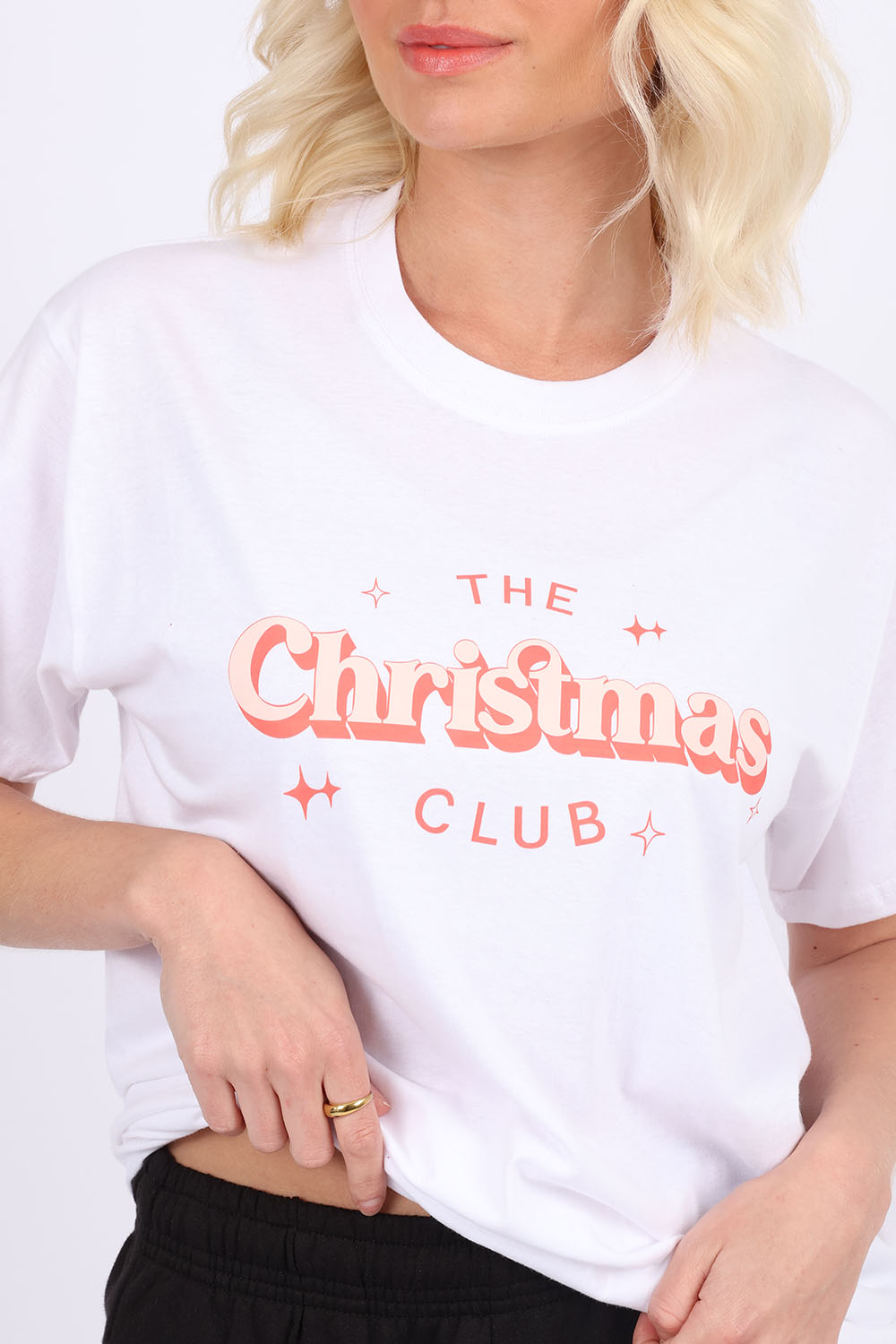 The Christmas Club Printed T-Shirt | Christmas Tee