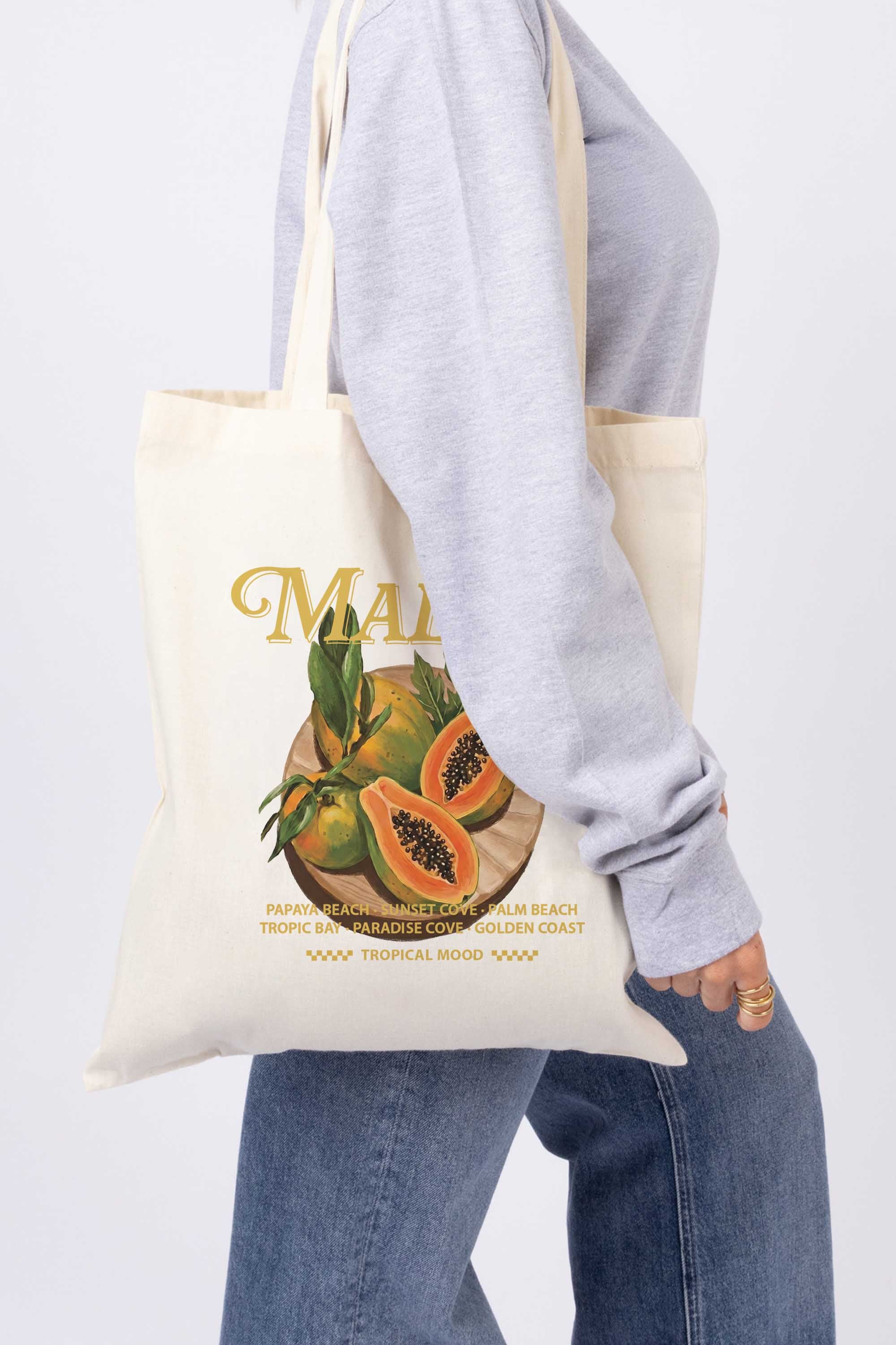 Malibu Fruity Printed Tote Bag