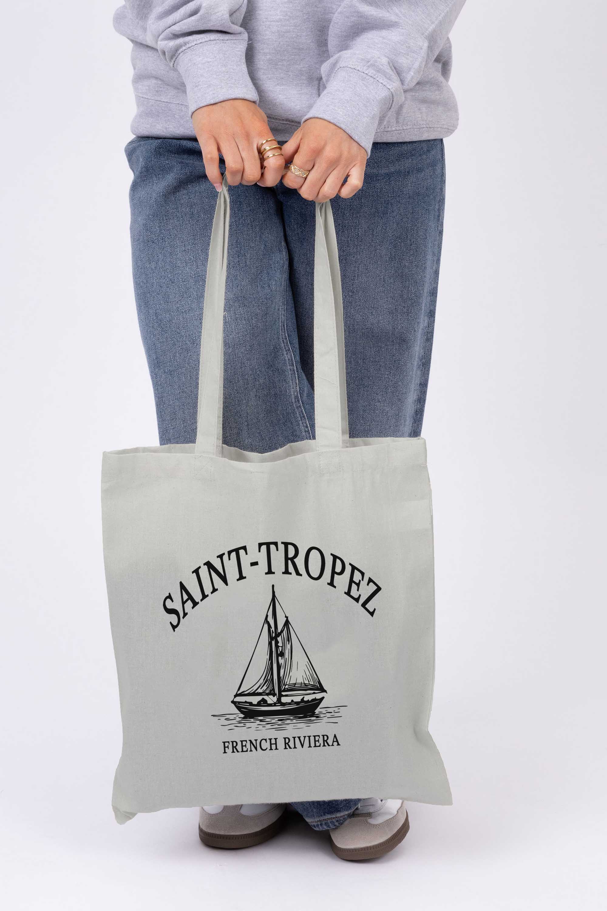 Saint-Tropez Printed Tote Bag