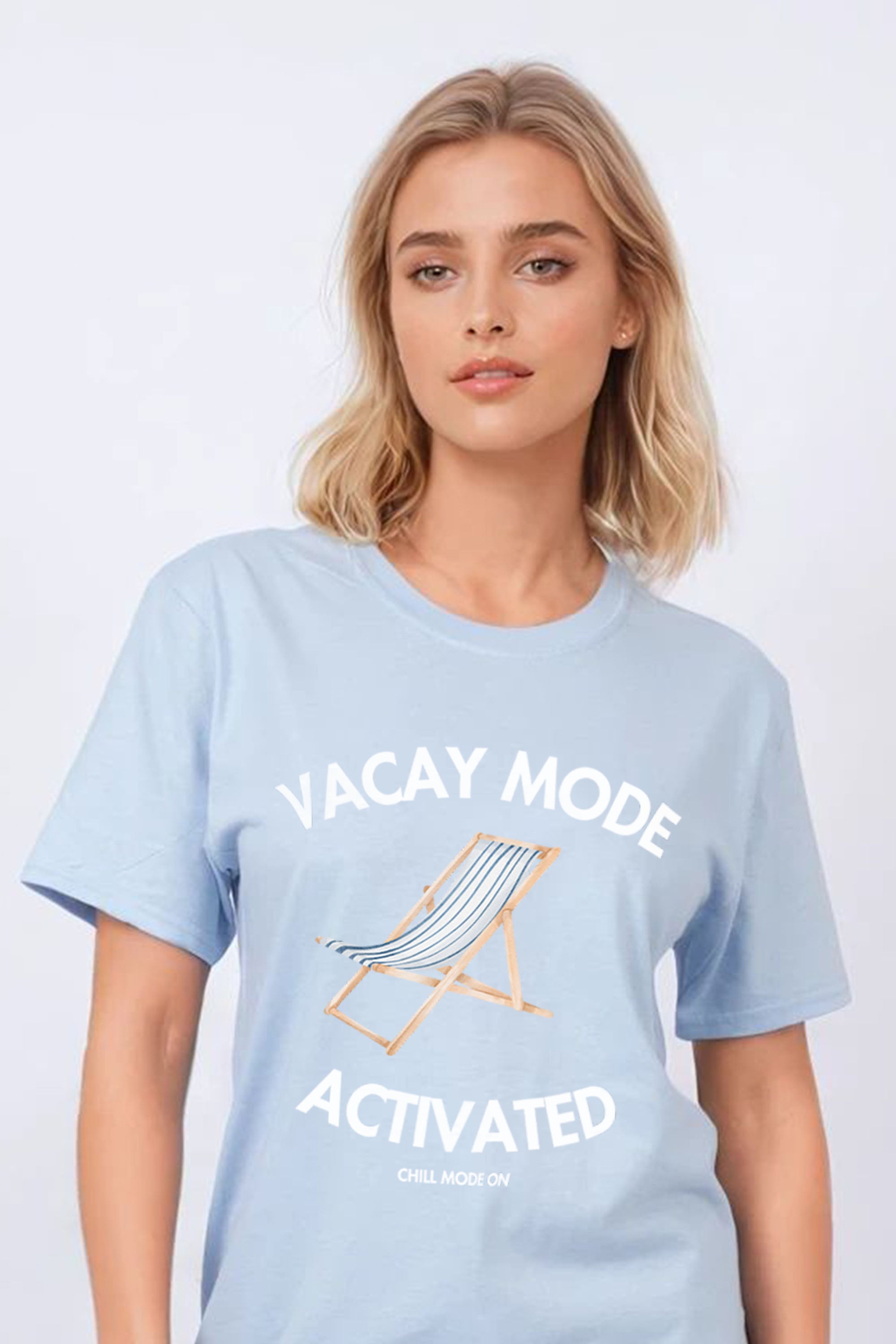 Regular Fit T-shirt in Vacay Mood Print