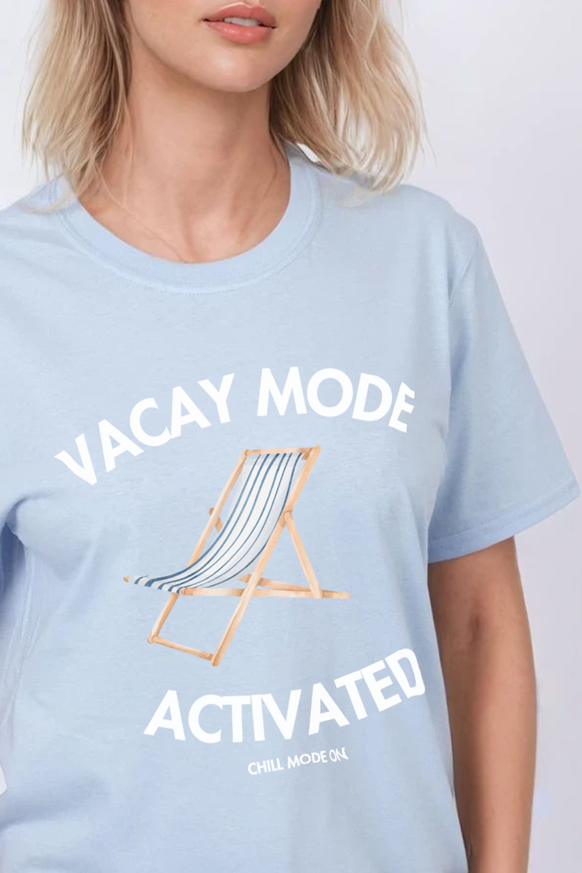 Regular Fit T-shirt in Vacay Mood Print
