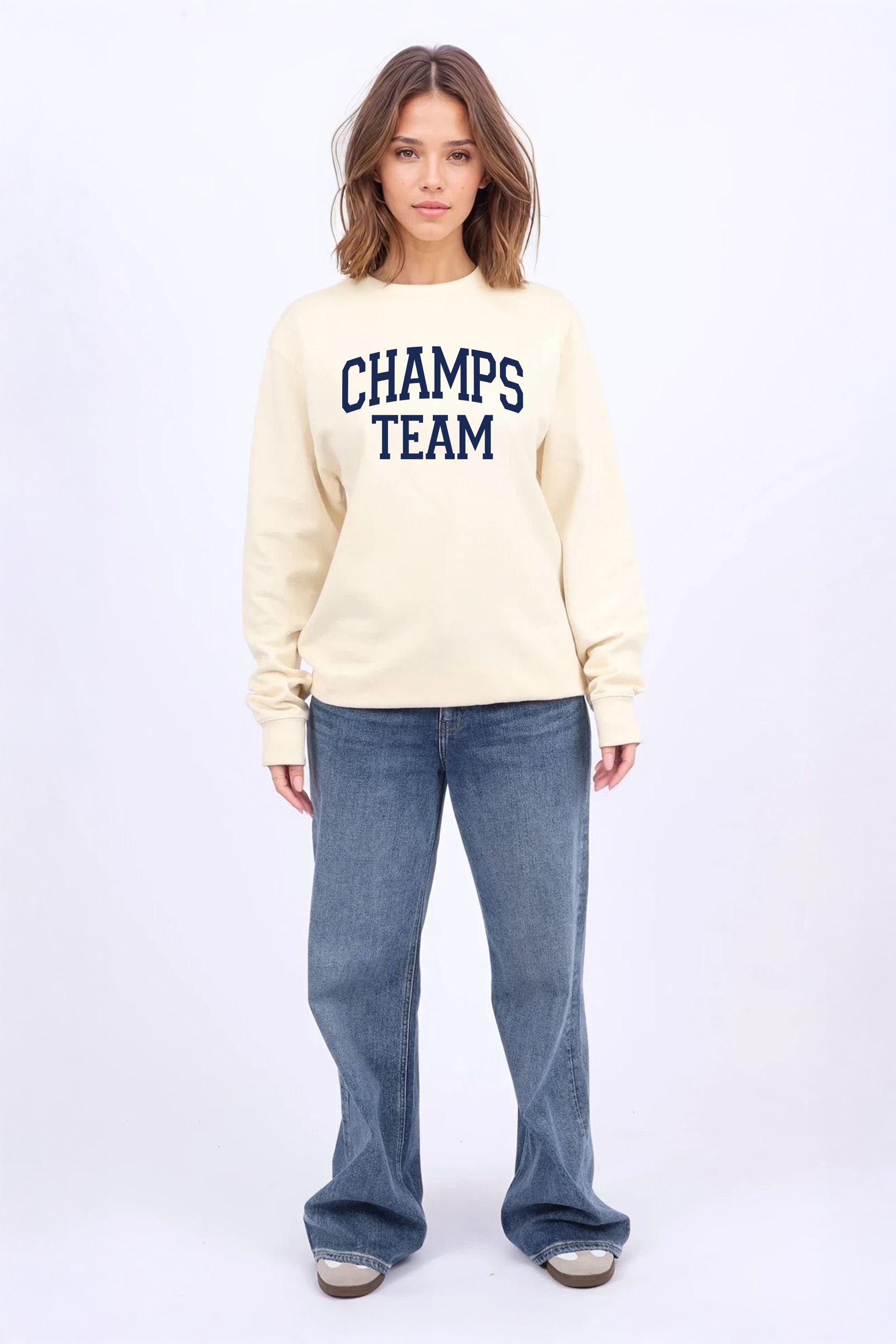 Vintage Champs Team Printed Sweatshirt