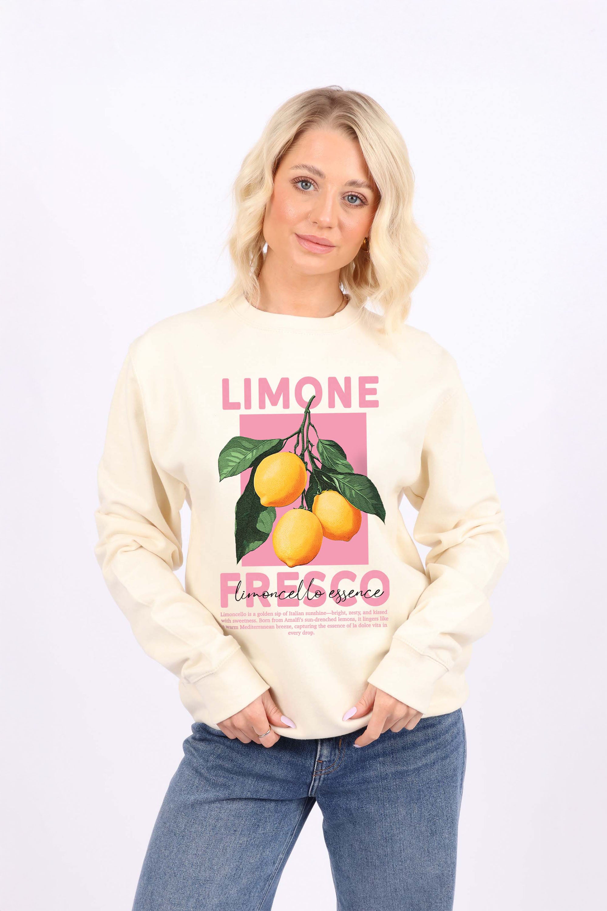 Limone Fresco Printed Sweatshirt (Custom Pack)