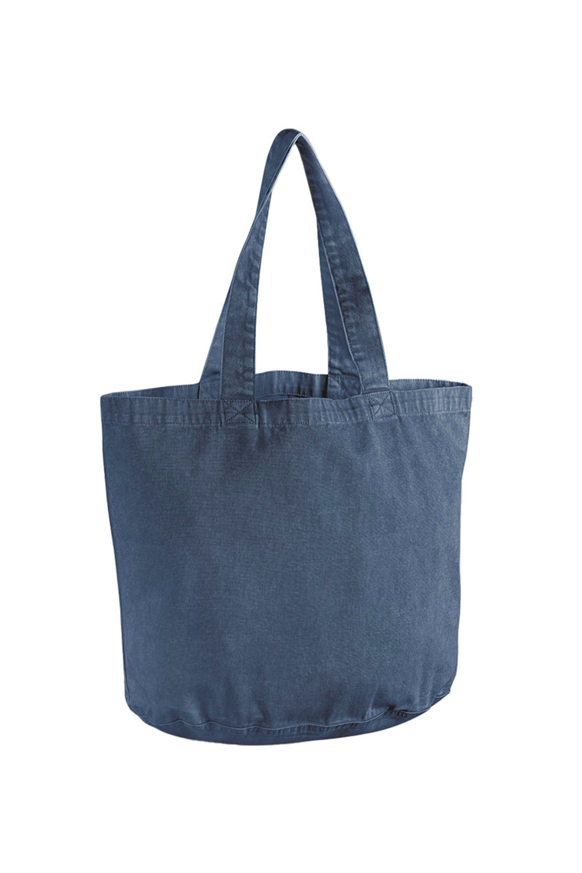 340gsm Acid Washed Oversized Cotton Shopper Bag – Blank Wholesale