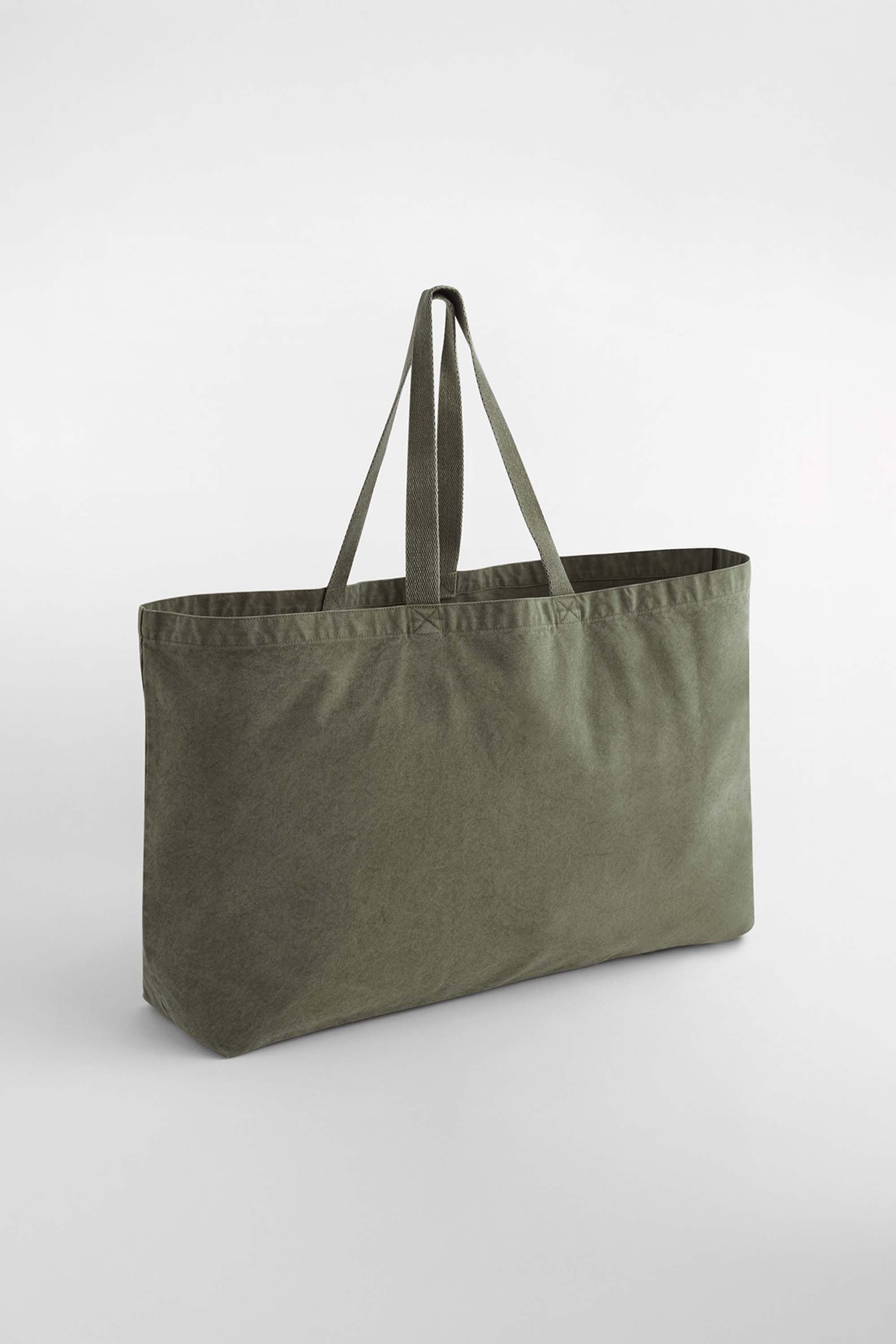 407gsm Acid Washed Oversized Cotton Tote Bag – Blank Wholesale