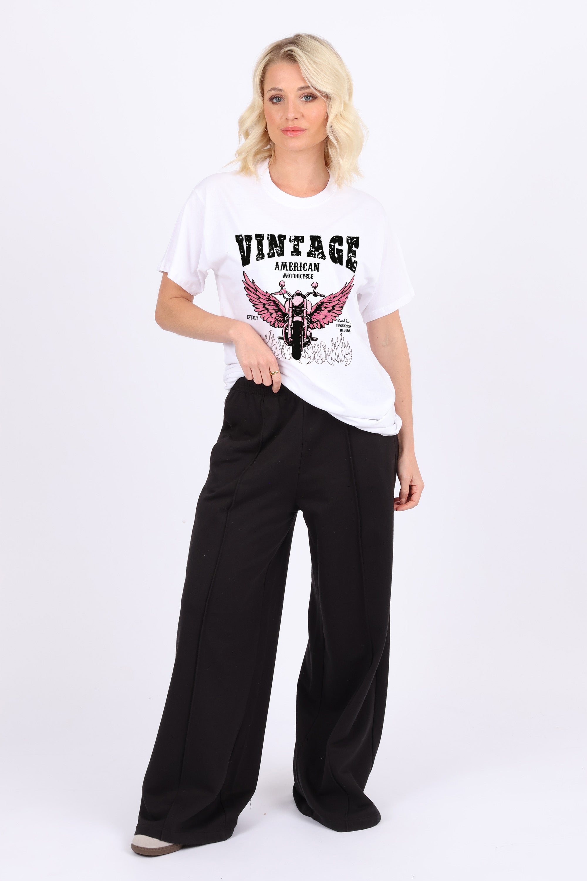 Vintage Motorcycle T-Shirt (Custom Packs)