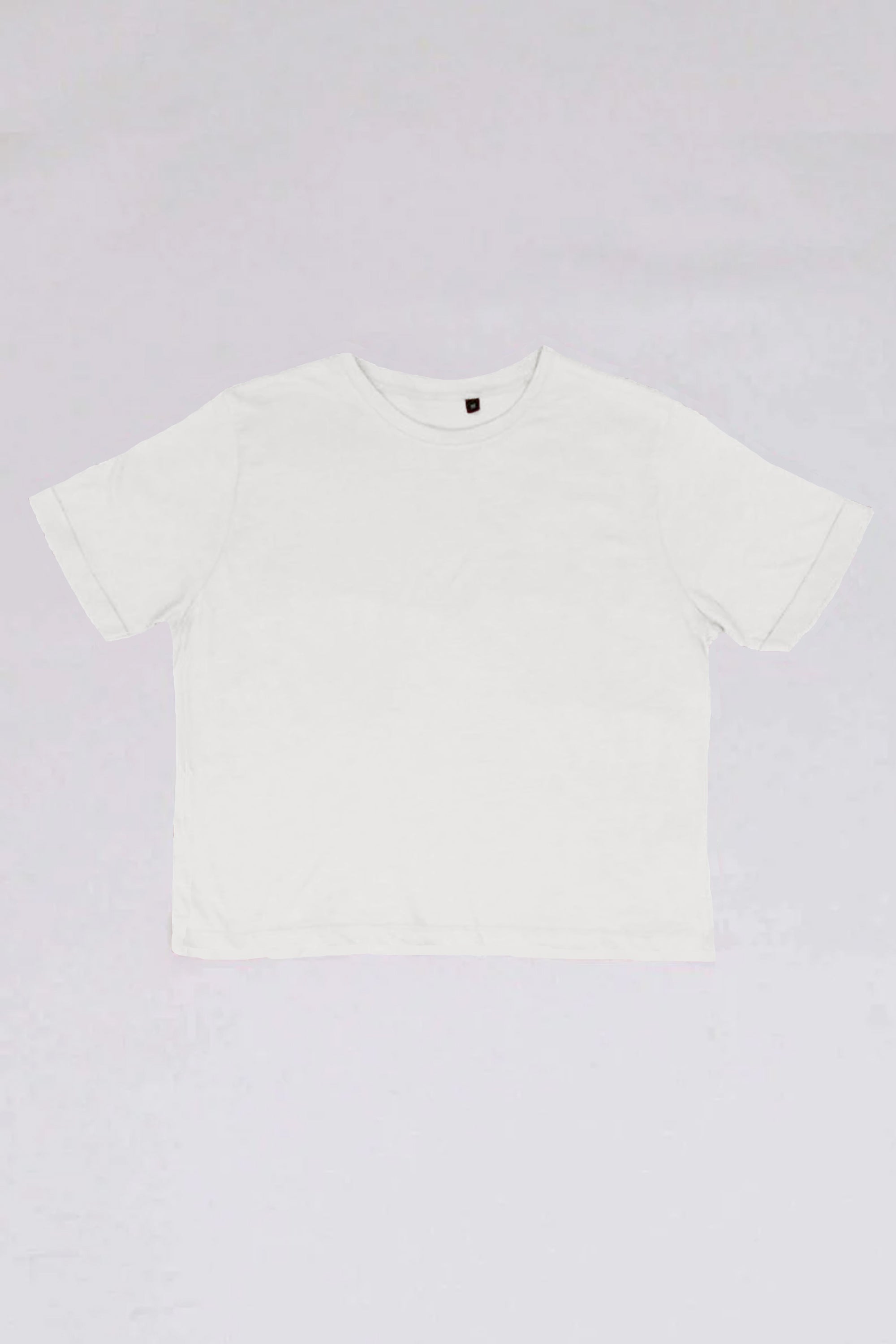 Cropped Plain T-Shirt (Pack Of 6)