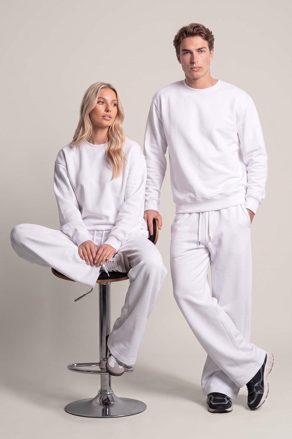 Unisex 280GSM LSF Sweat & Wide Leg Jogger Co-Ord Set