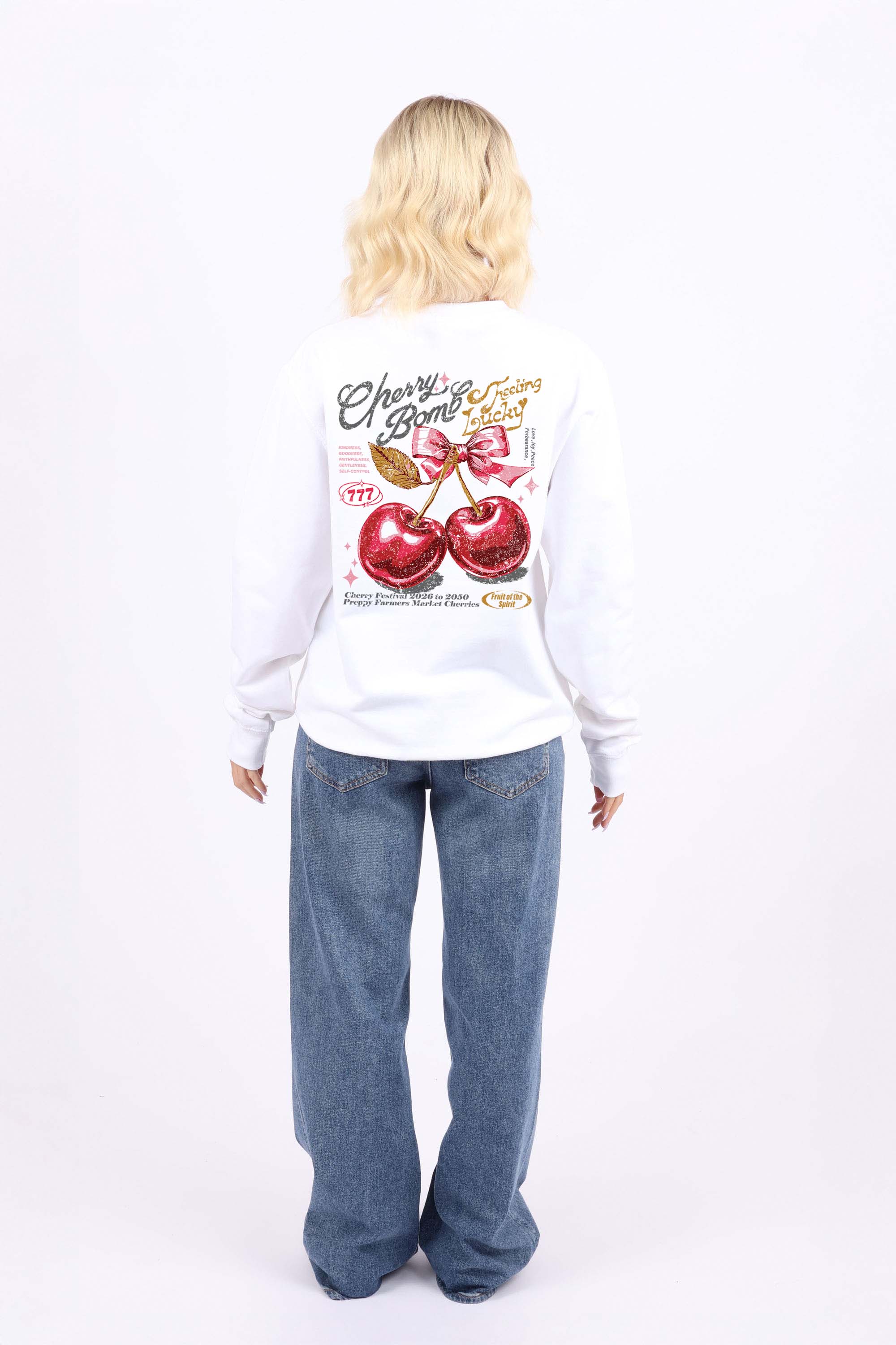 Cherry Bomb Printed Sweatshirt (Custom Pack)