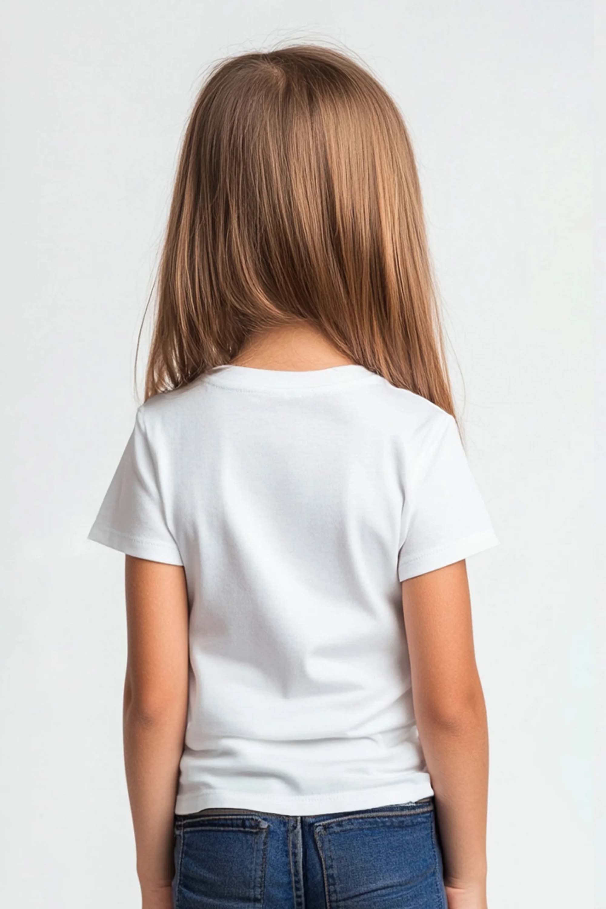 Kids Macaron Labubu Printed T-Shirt