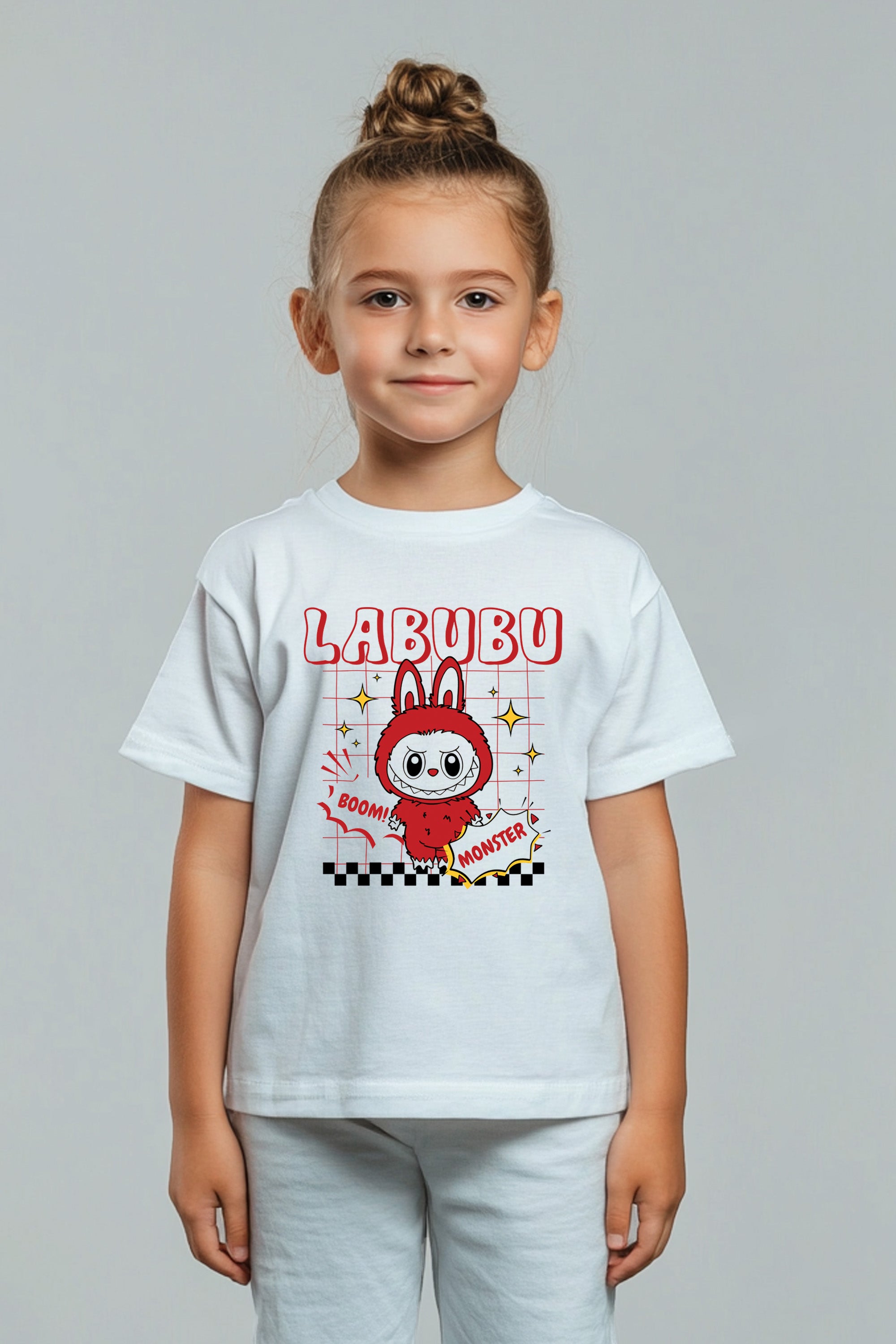 Kids Boom Labubu Printed T-Shirt